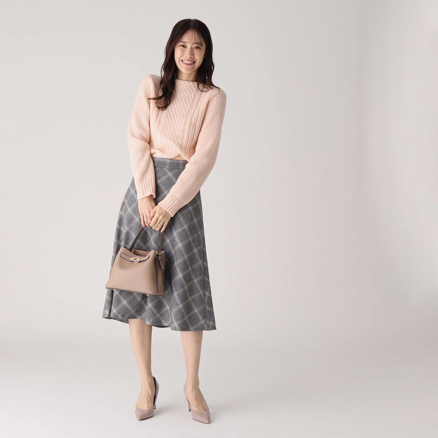 COUP DE CHANCE「【洗える／日本製】カジュアル過ぎない！大人のケーブルニットプルオーバー」|ニット・セーター|