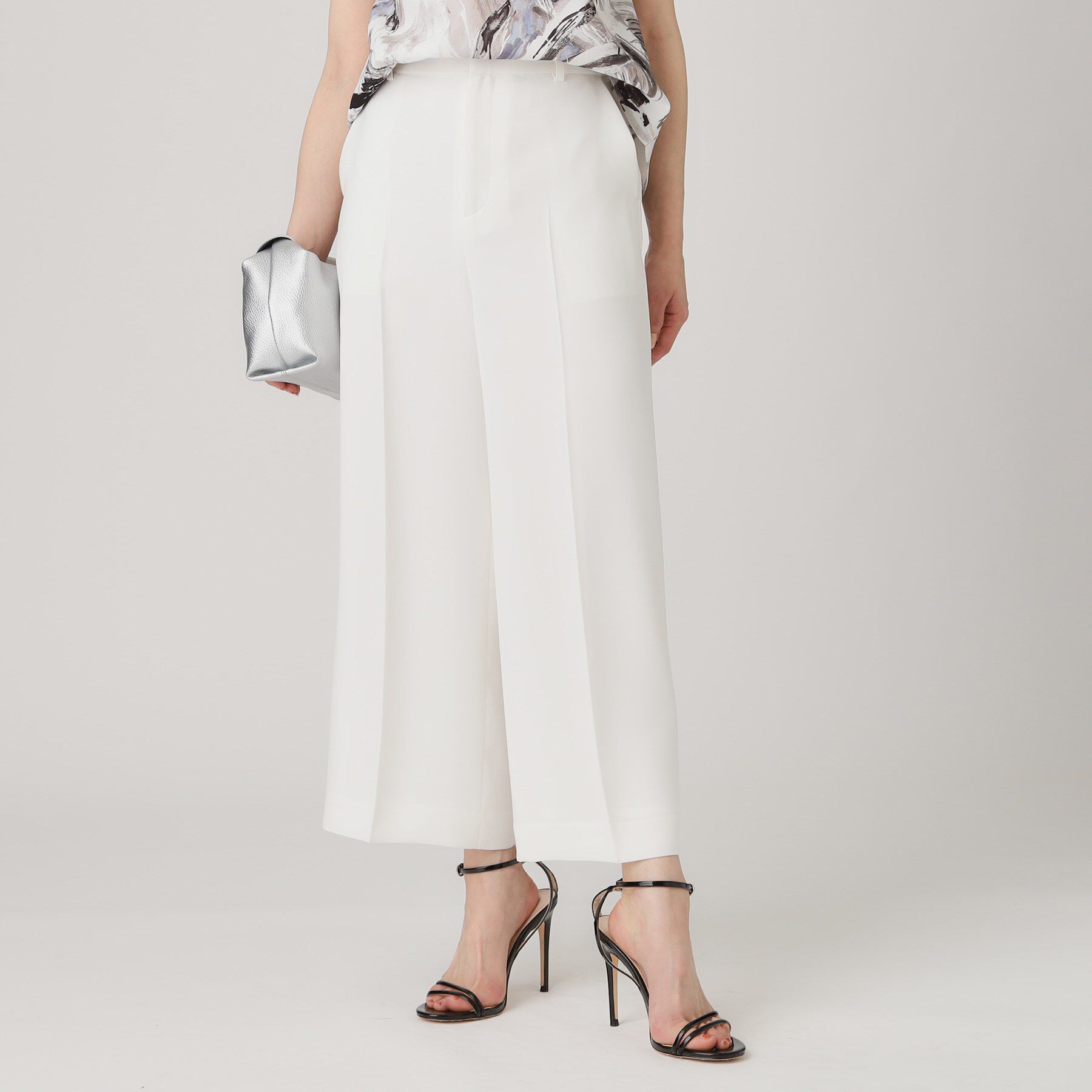 COUP DE CHANCE「【洗える／日本製／裏付き】センタープレス入ワイドパンツ」|その他|