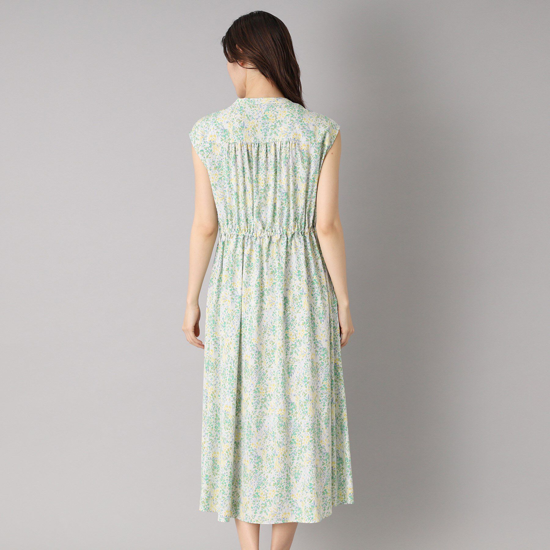 DRESSTERIOR「【ポケット付き/花柄】フラワープリントフレンチスリーブワンピ」|ワンピース|