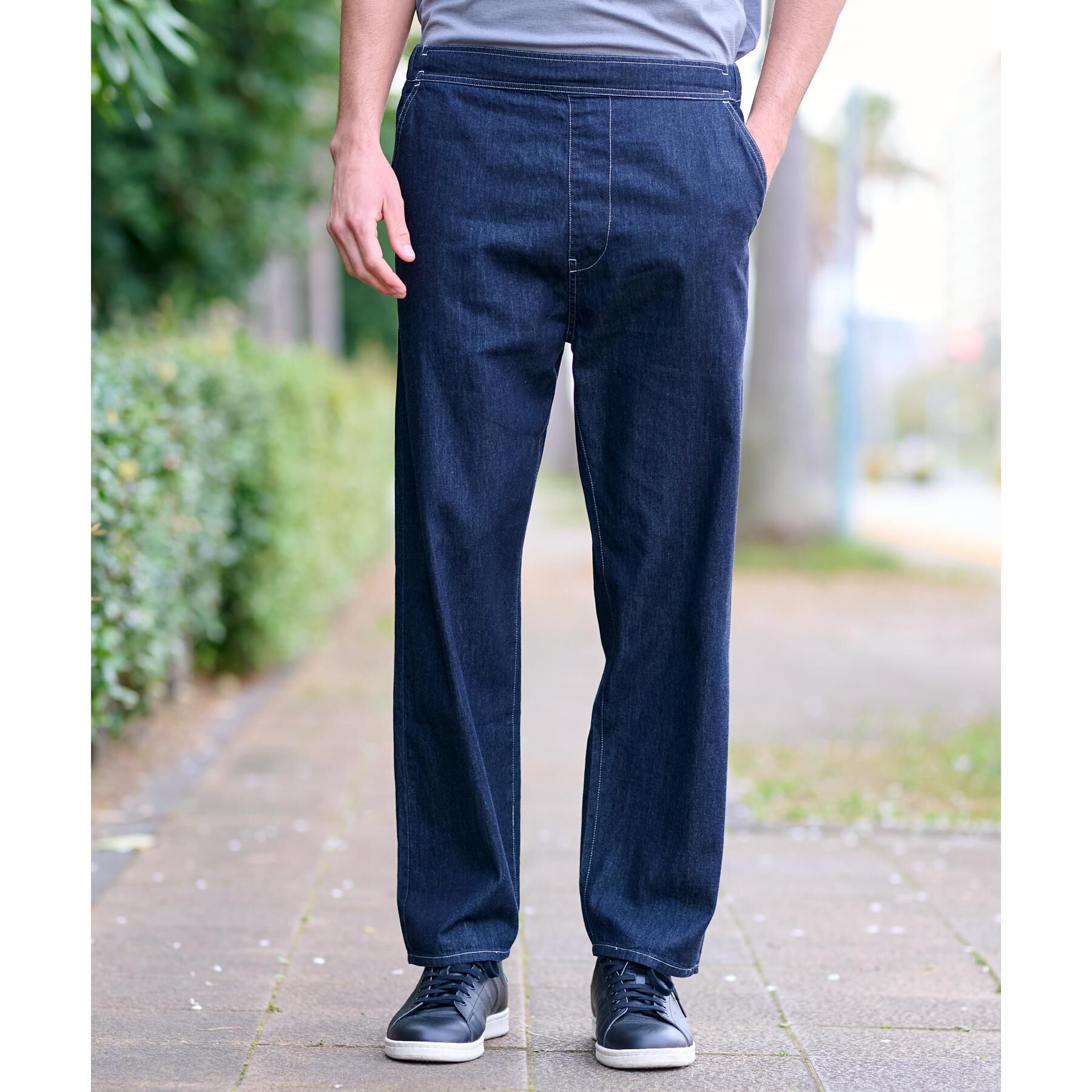 DRESSTERIOR「【セットアップ可】ライトデニム シェフパンツ」|デニム|