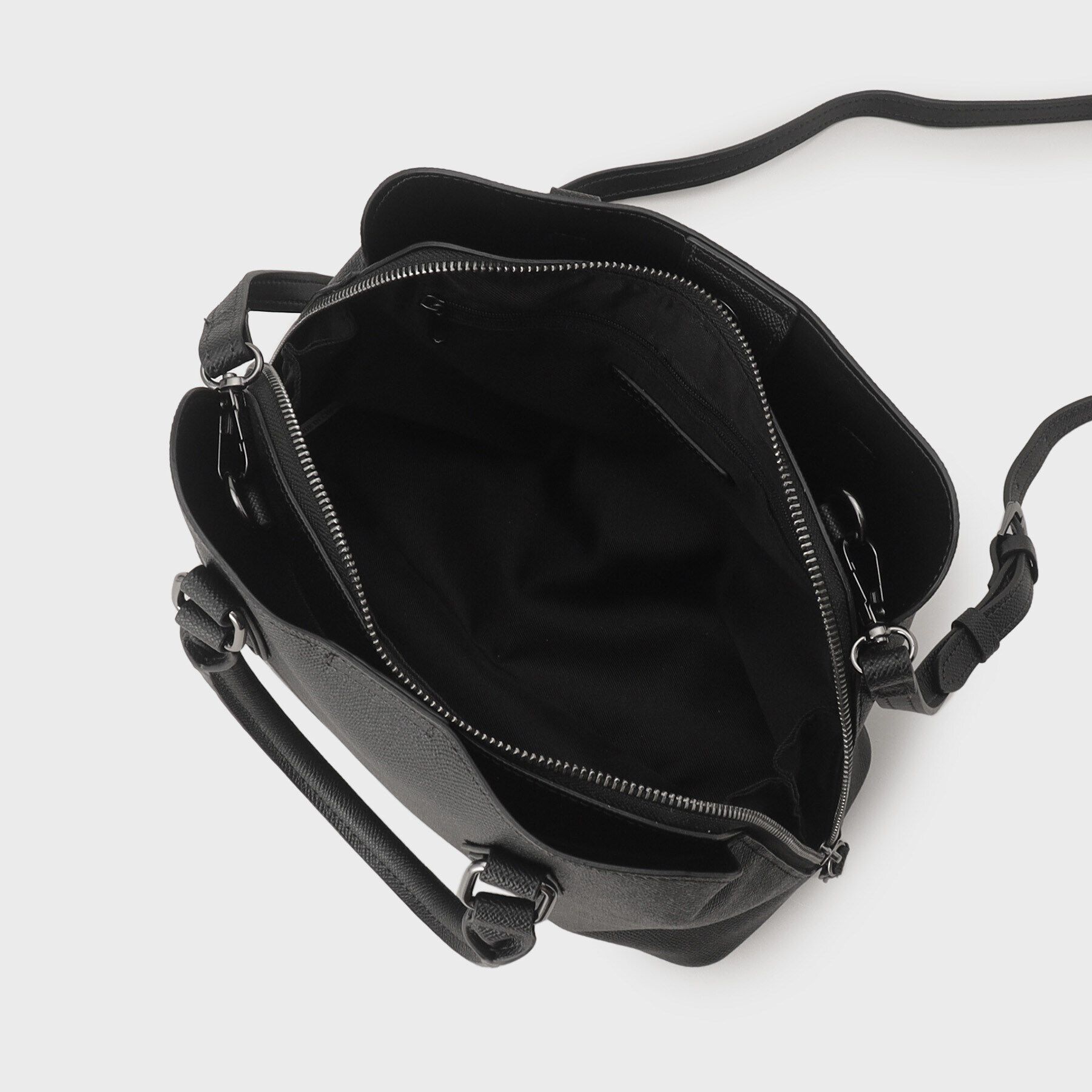 INDIVI「【合皮／2WAY】エンボスバッグ」|ショルダー・メッセンジャー|