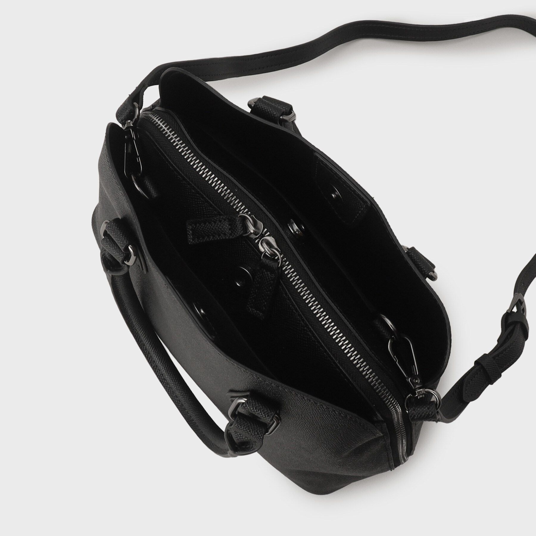 INDIVI「【合皮／2WAY】エンボスバッグ」|ショルダー・メッセンジャー|