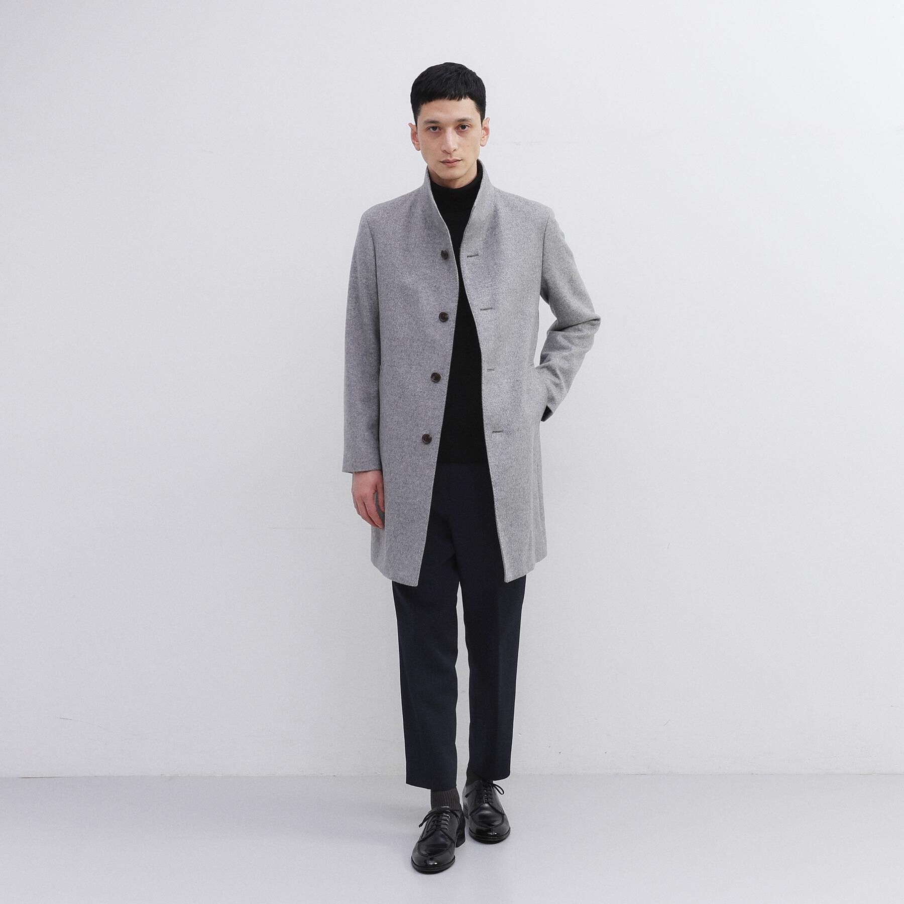 TAKEO KIKUCHI「【ウールカシミヤブレンド】ビーバー調 スタンドカラー コート」|その他|