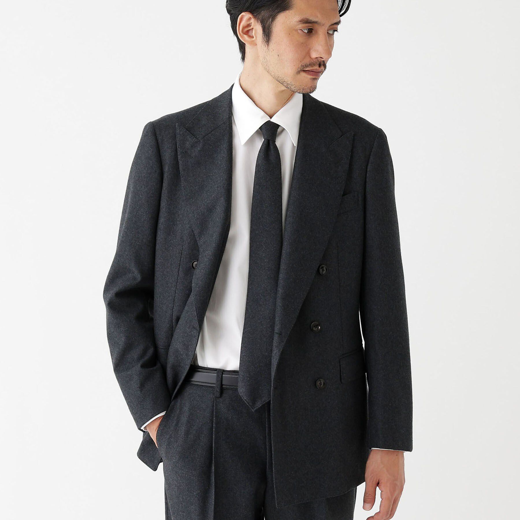 TAKEO KIKUCHI「【THE FLAGSHIP】グランド フランネル スーツ」|スーツ|
