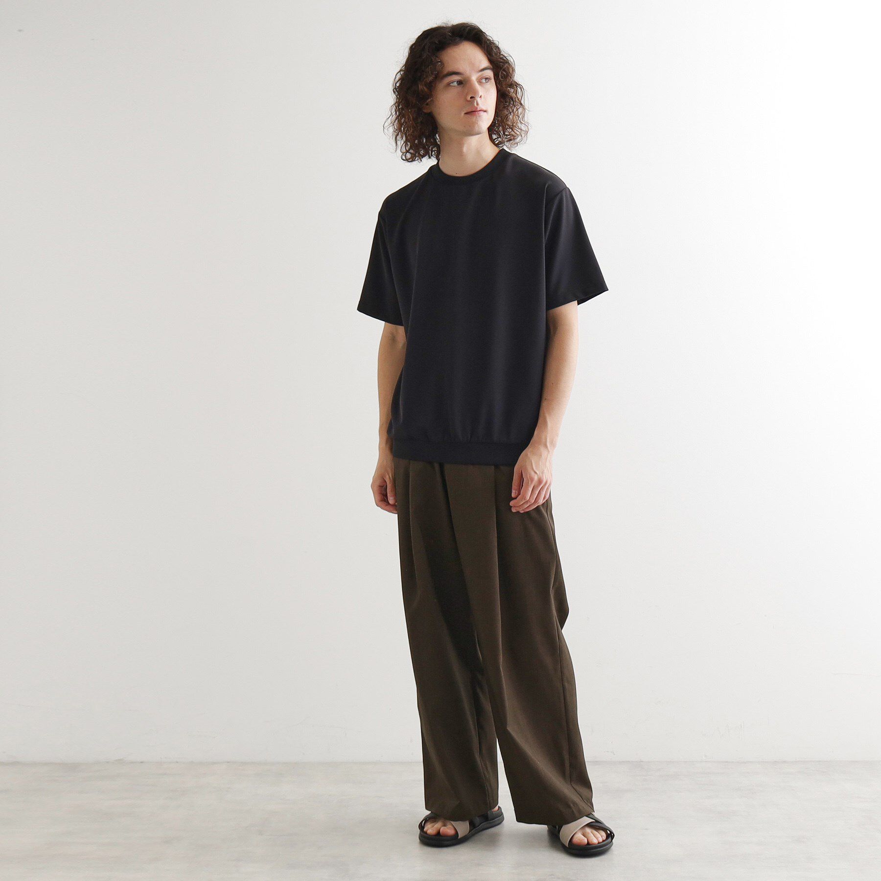 tk.TAKEO KIKUCHI「リネンタッチ バレルスラックス」|その他|