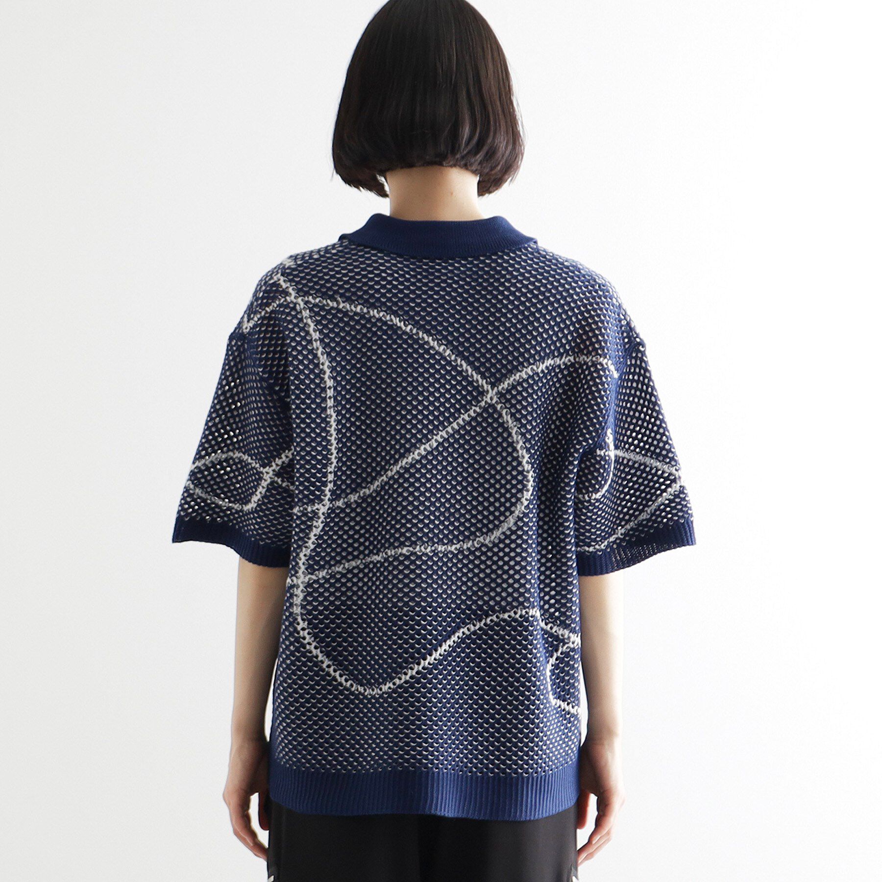 tk.TAKEO KIKUCHI「ラインアートニットポロ」|ニット・セーター|