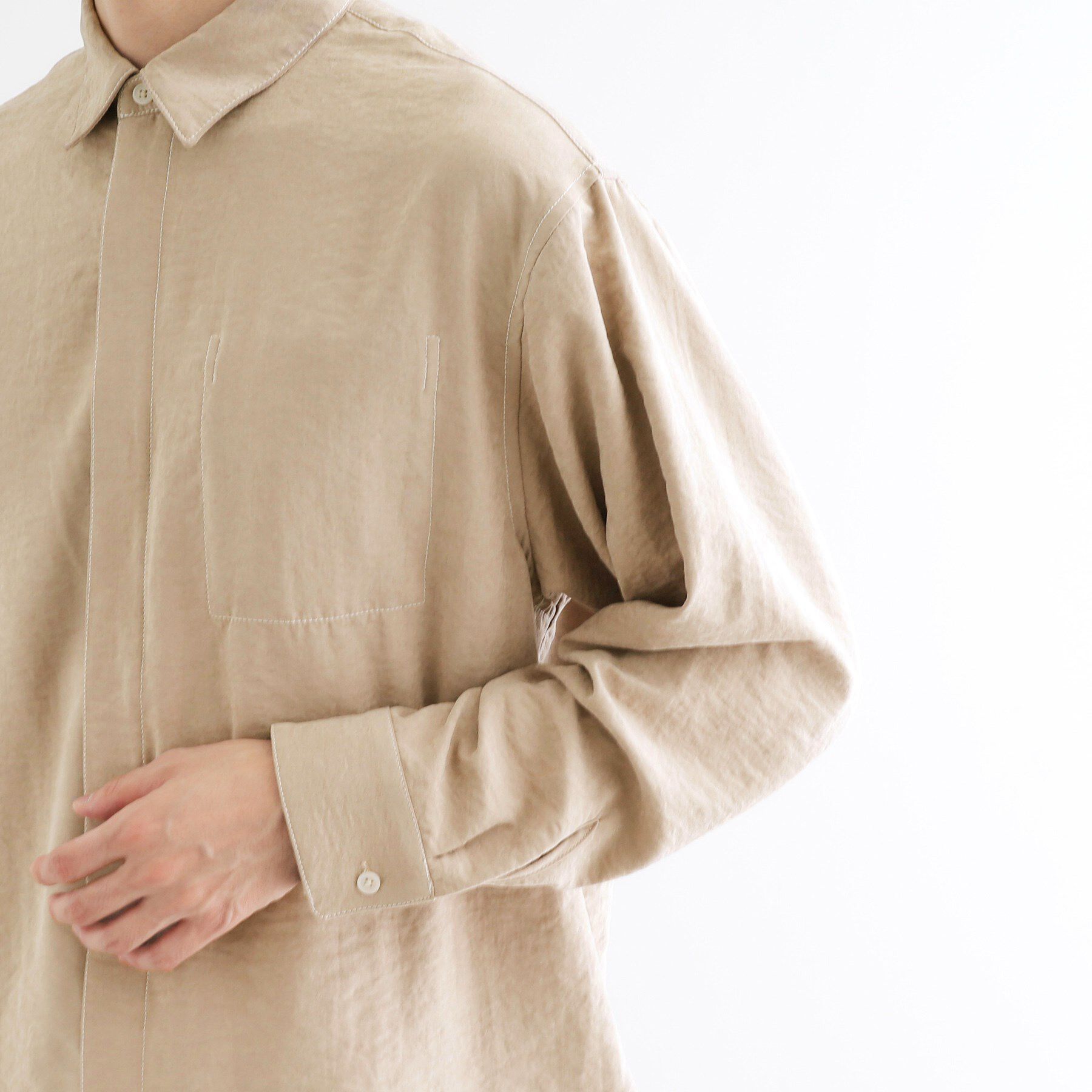 tk.TAKEO KIKUCHI「ビンテージフィブリルライクシャツ」|シャツ・ブラウス|