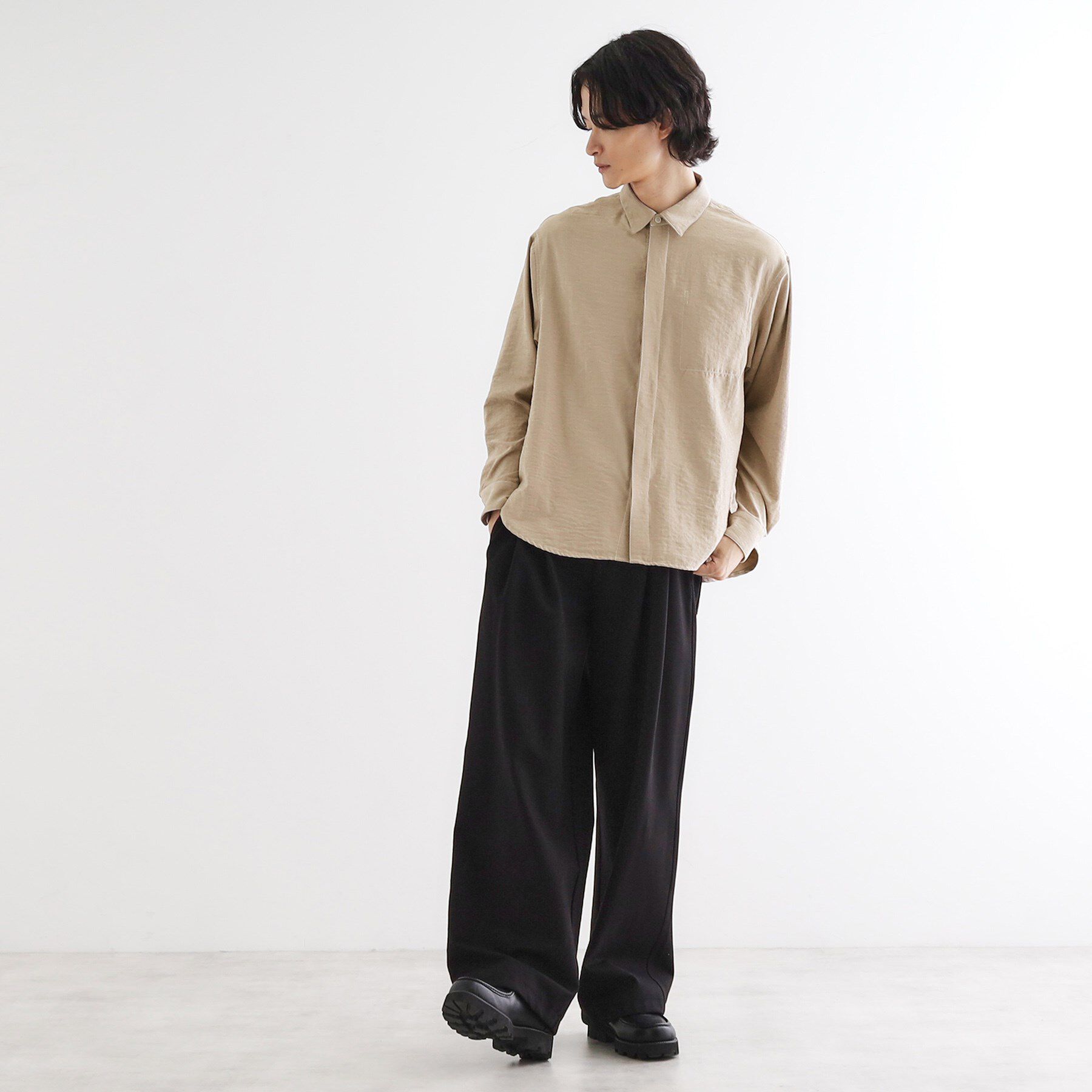 tk.TAKEO KIKUCHI「ビンテージフィブリルライクシャツ」|シャツ・ブラウス|