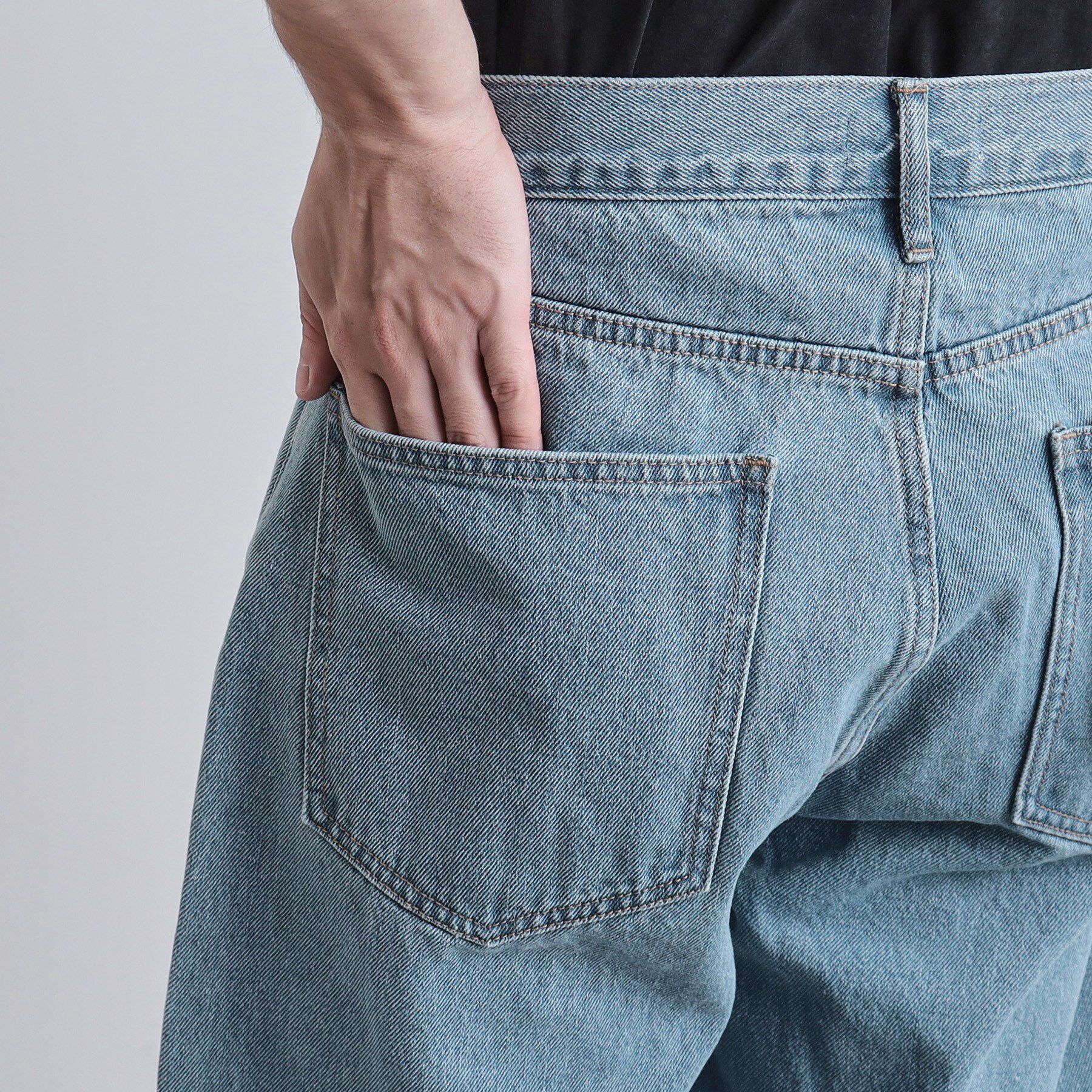 tk.TAKEO KIKUCHI「バギーデニムパンツ」|デニム|