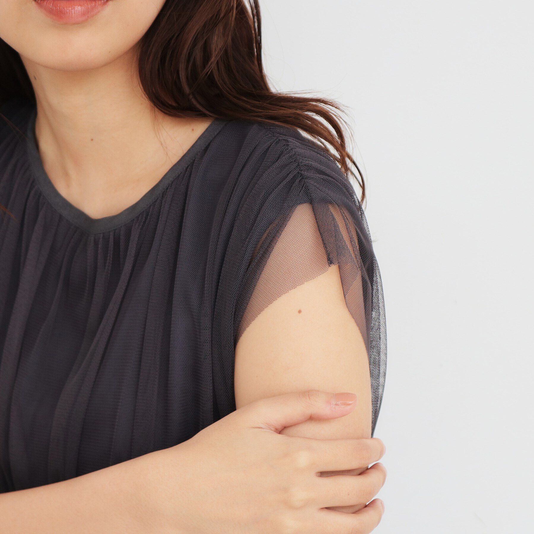 index「《美人百花掲載》チュールペプラムブラウス【洗濯機洗い可】」|シャツ・ブラウス|