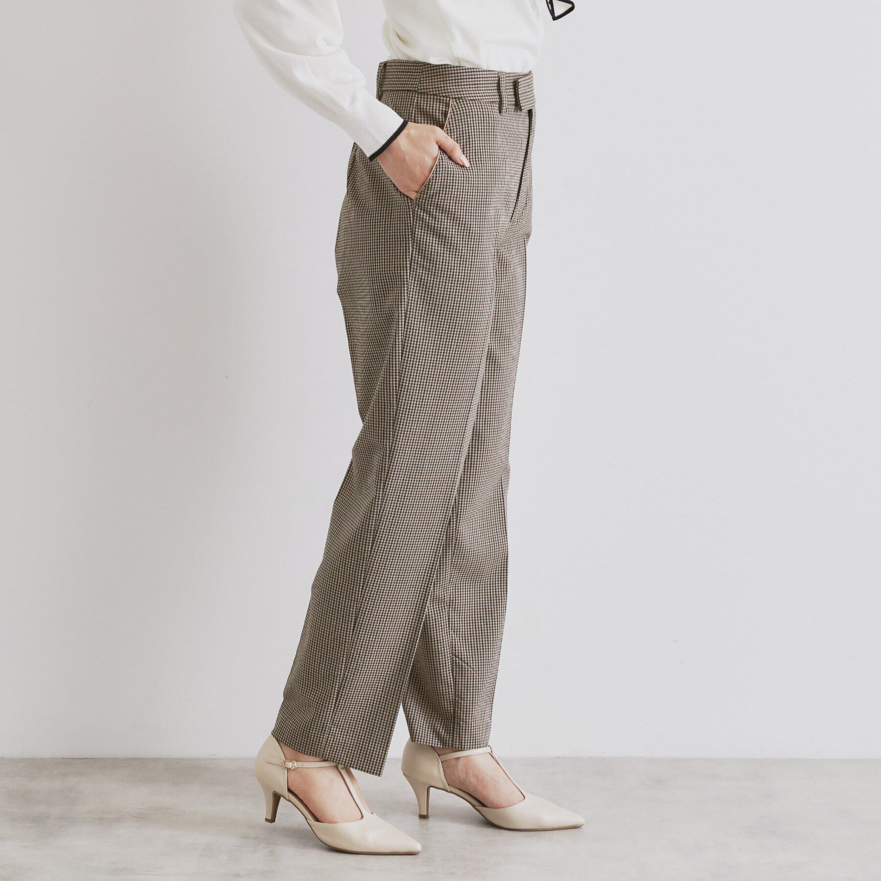 index「裏起毛ストレッチテーパードパンツ【洗濯機洗い可/吸湿発熱/イージーアイロン】」|その他|