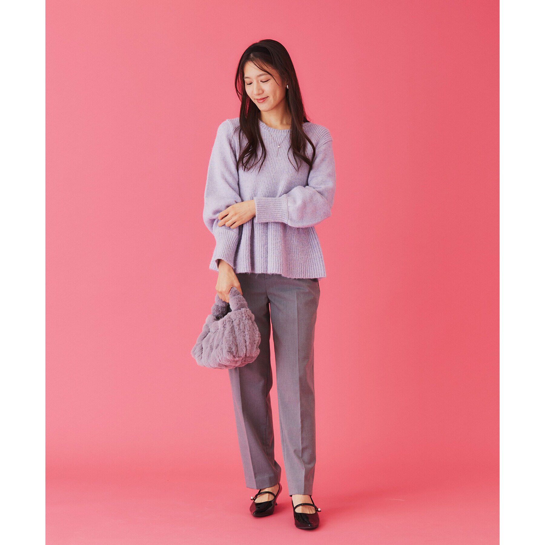 index「裏起毛ストレッチテーパードパンツ【洗濯機洗い可/吸湿発熱/イージーアイロン】」|その他|