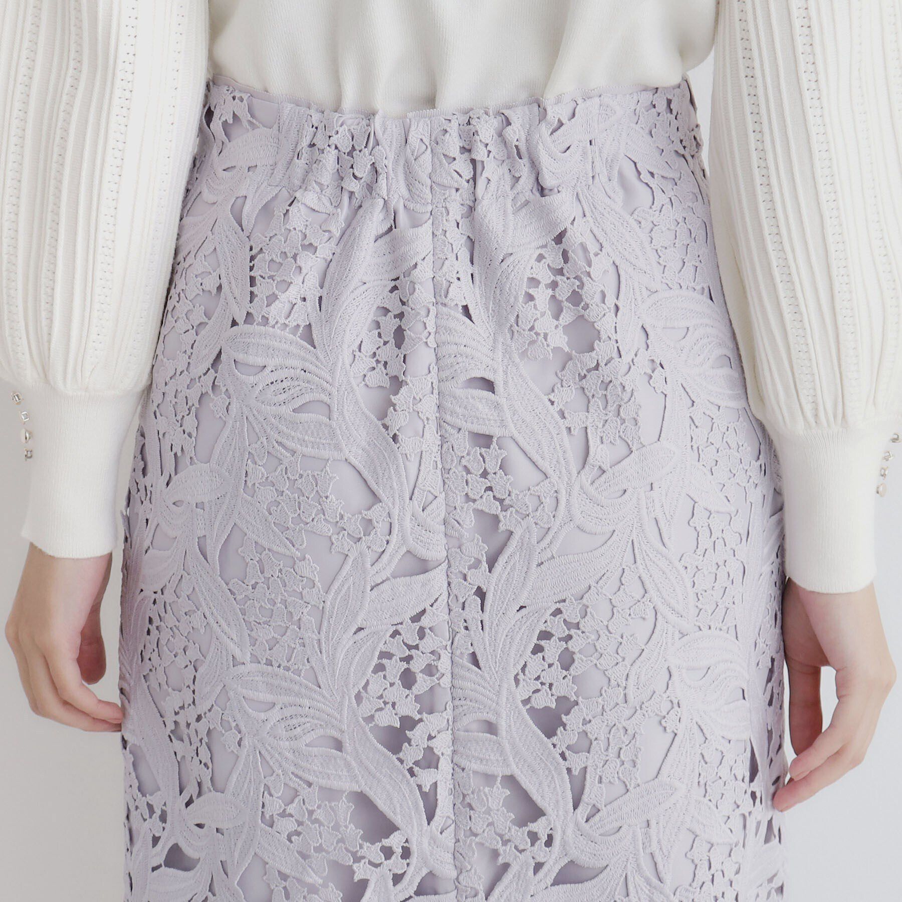 index「スズランレースタイトスカート【洗濯機洗い可】」|スカート|