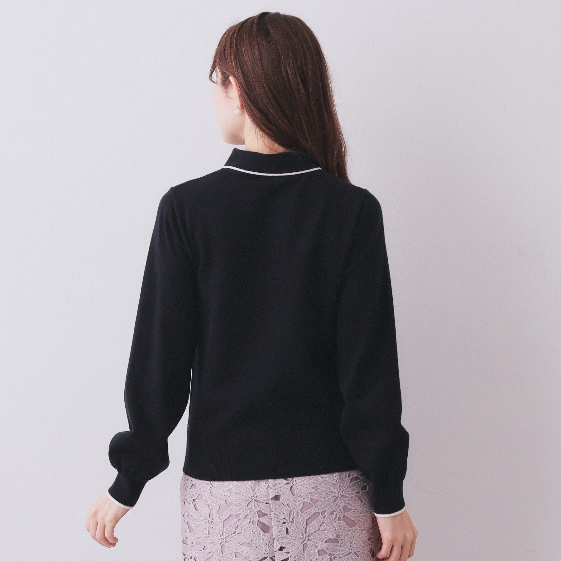 index「ヘンリーパールミニボウタイニット【洗濯機OK】」|ニット・セーター|