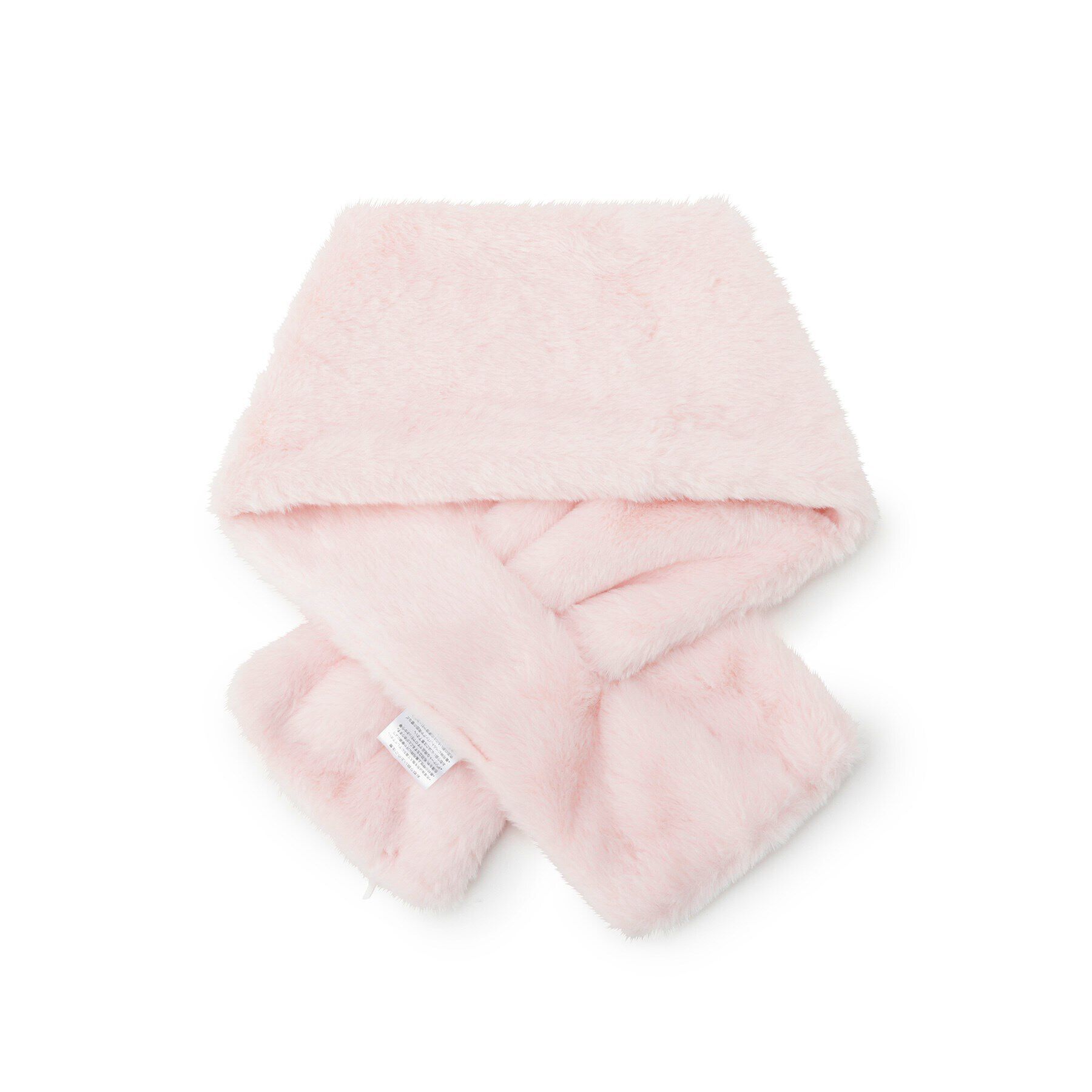 PINK-latte「リボン付きフェイクファーティペット」|マフラー|