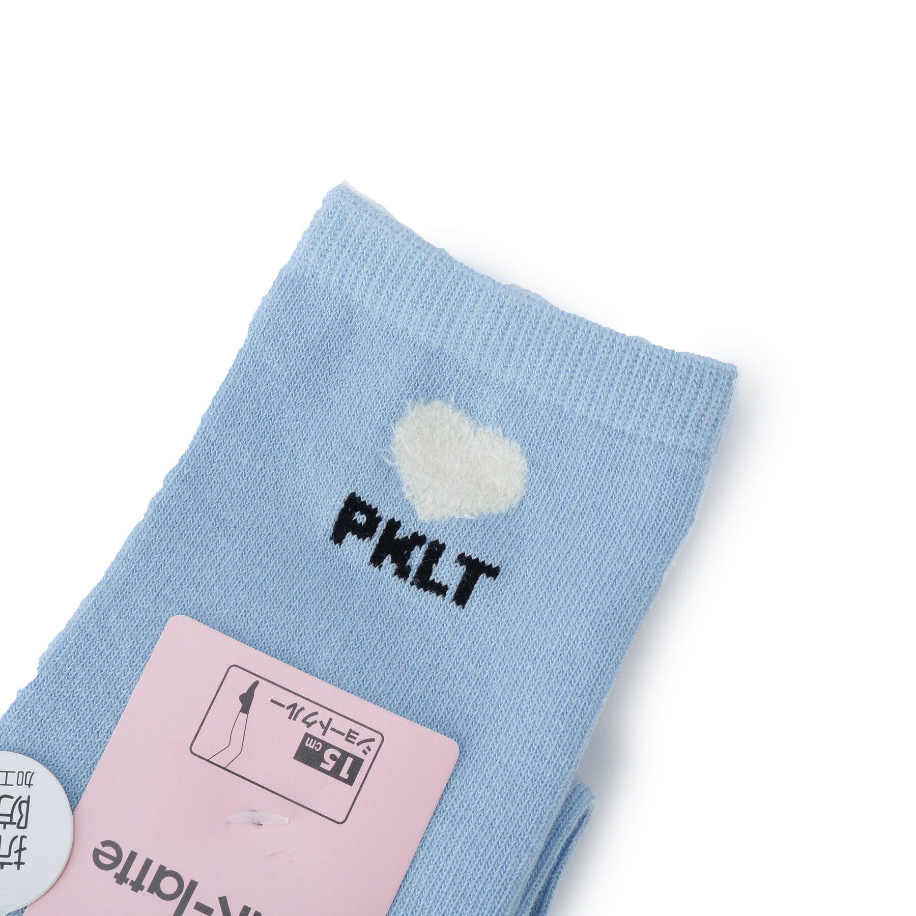 PINK-latte「【15cm丈】シャギーハート柄ショートソックス」|ソックス|