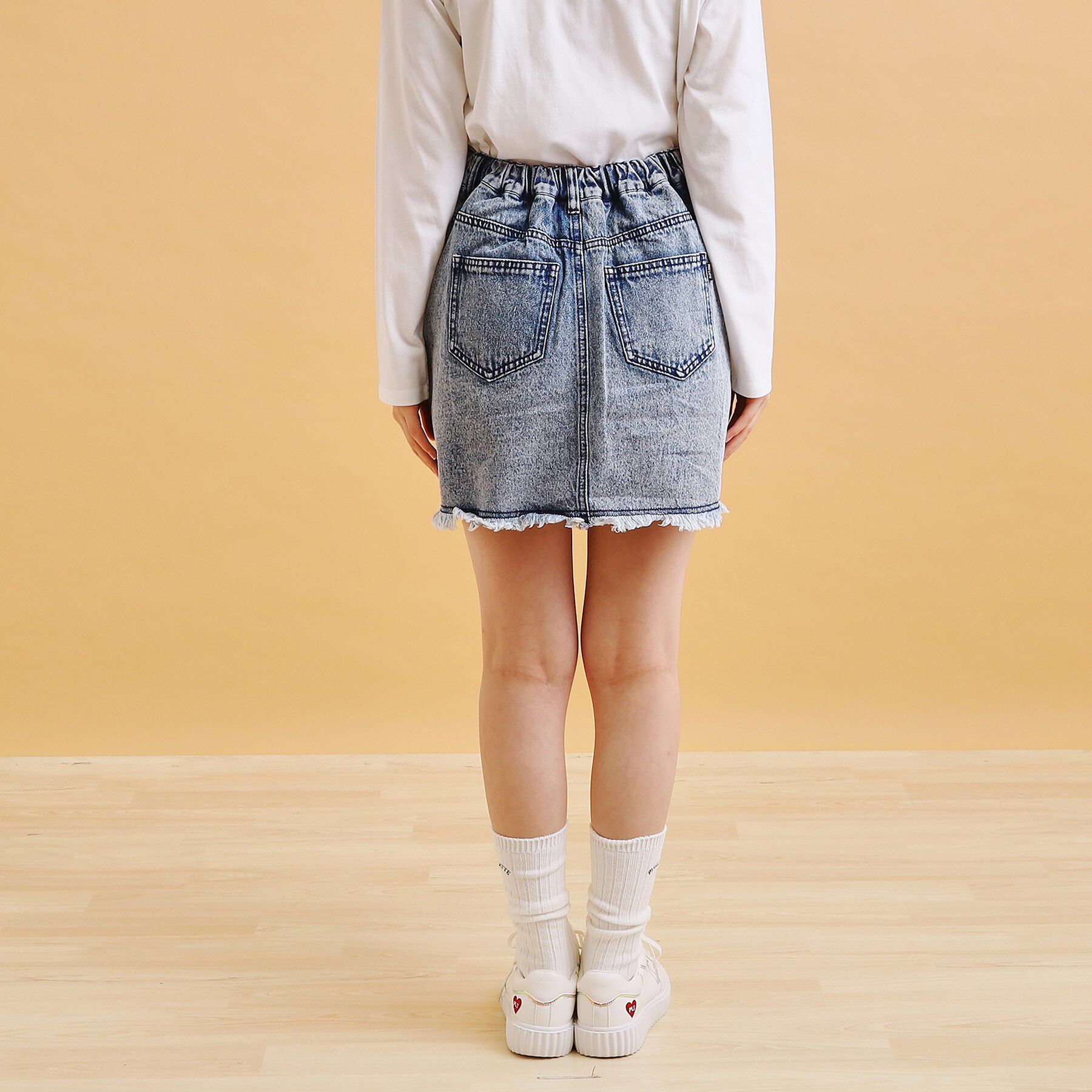 PINK-latte「リングジップ台形スカート」|スカート|