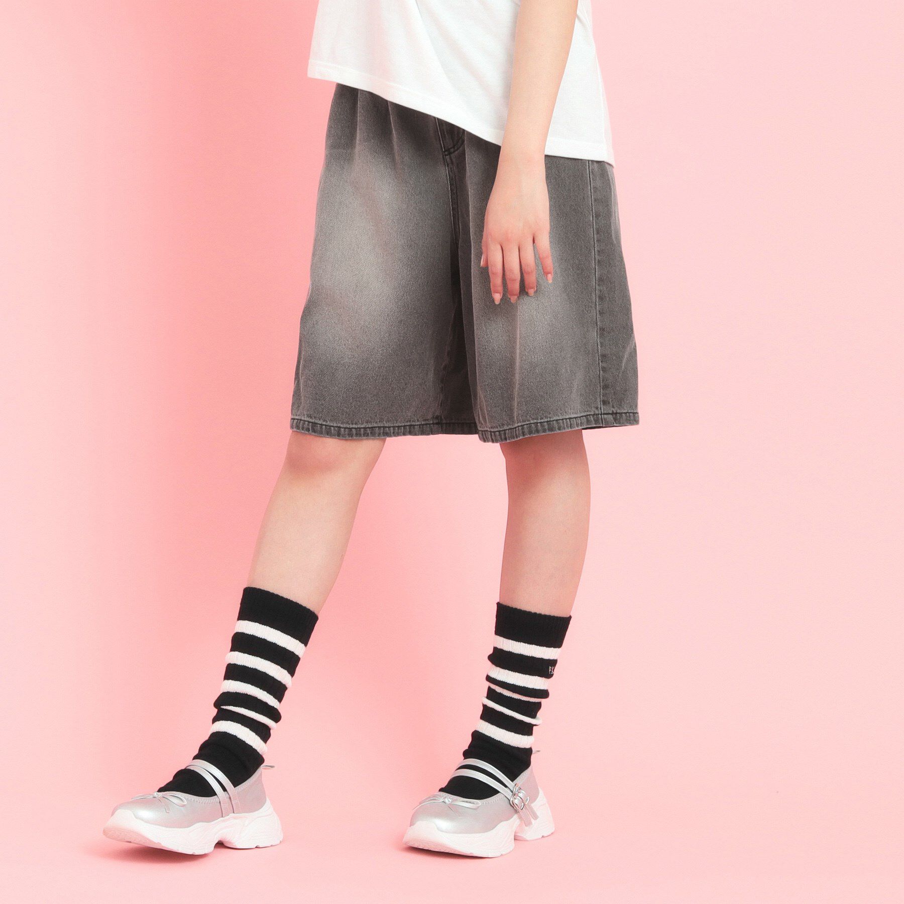 PINK-latte「2WAYデニムパンツ」|その他|