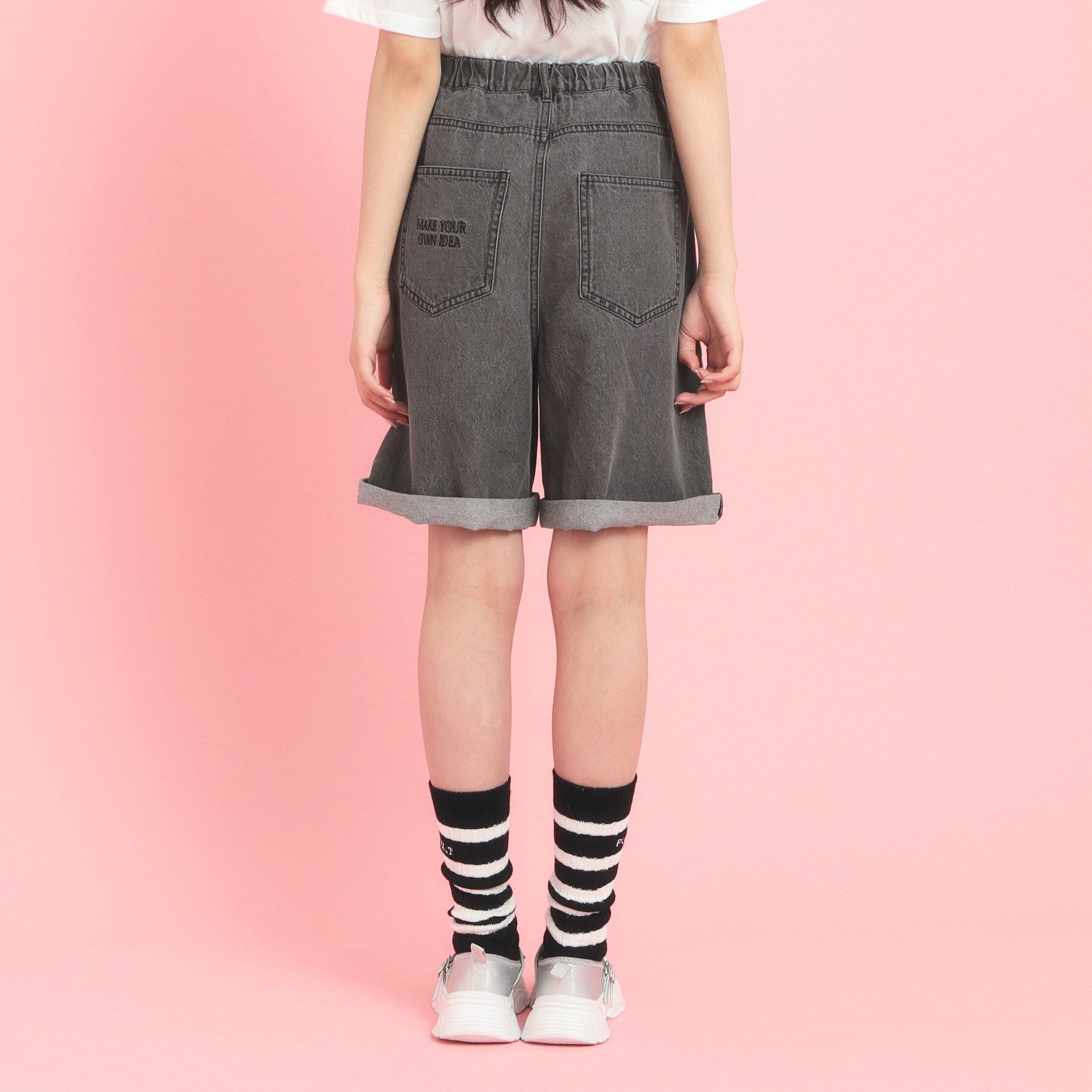 PINK-latte「2WAYデニムパンツ」|その他|