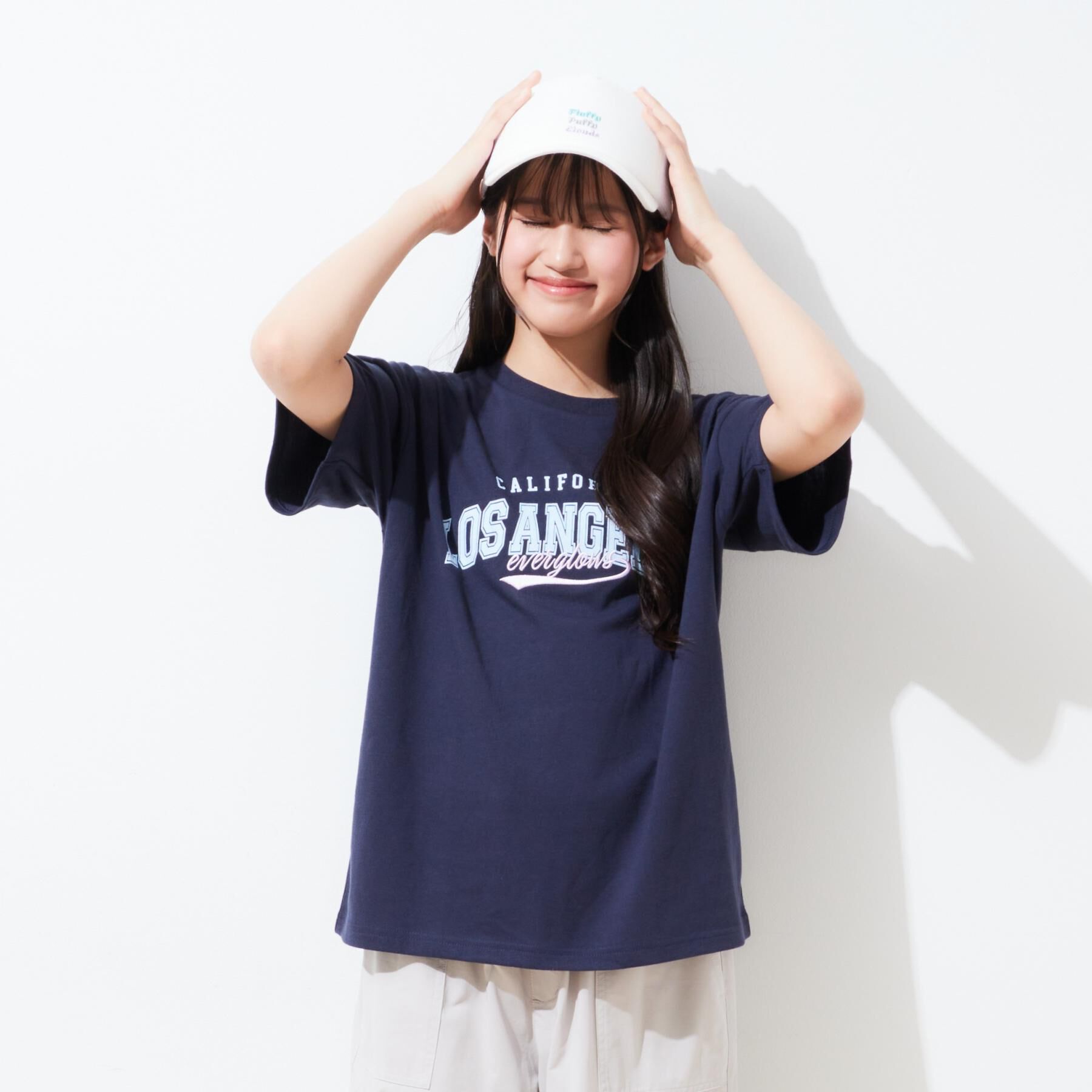 PINK-latte「カレッジロゴTシャツ」|Tシャツ・カットソー|