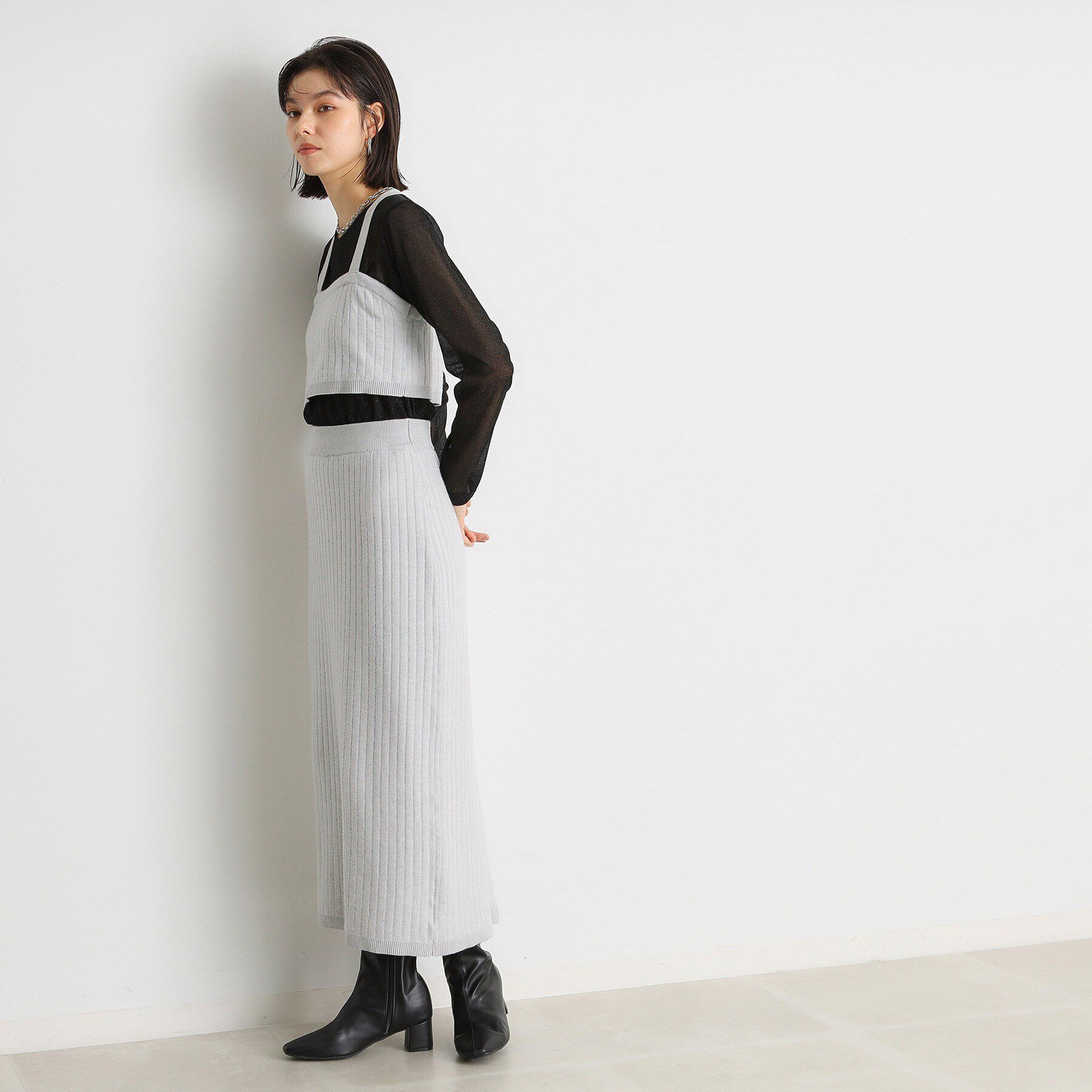 THE SHOP TK「【リバーシブル】ビスチェ＋ナロースカ―トセットアイテム」|スーツ|