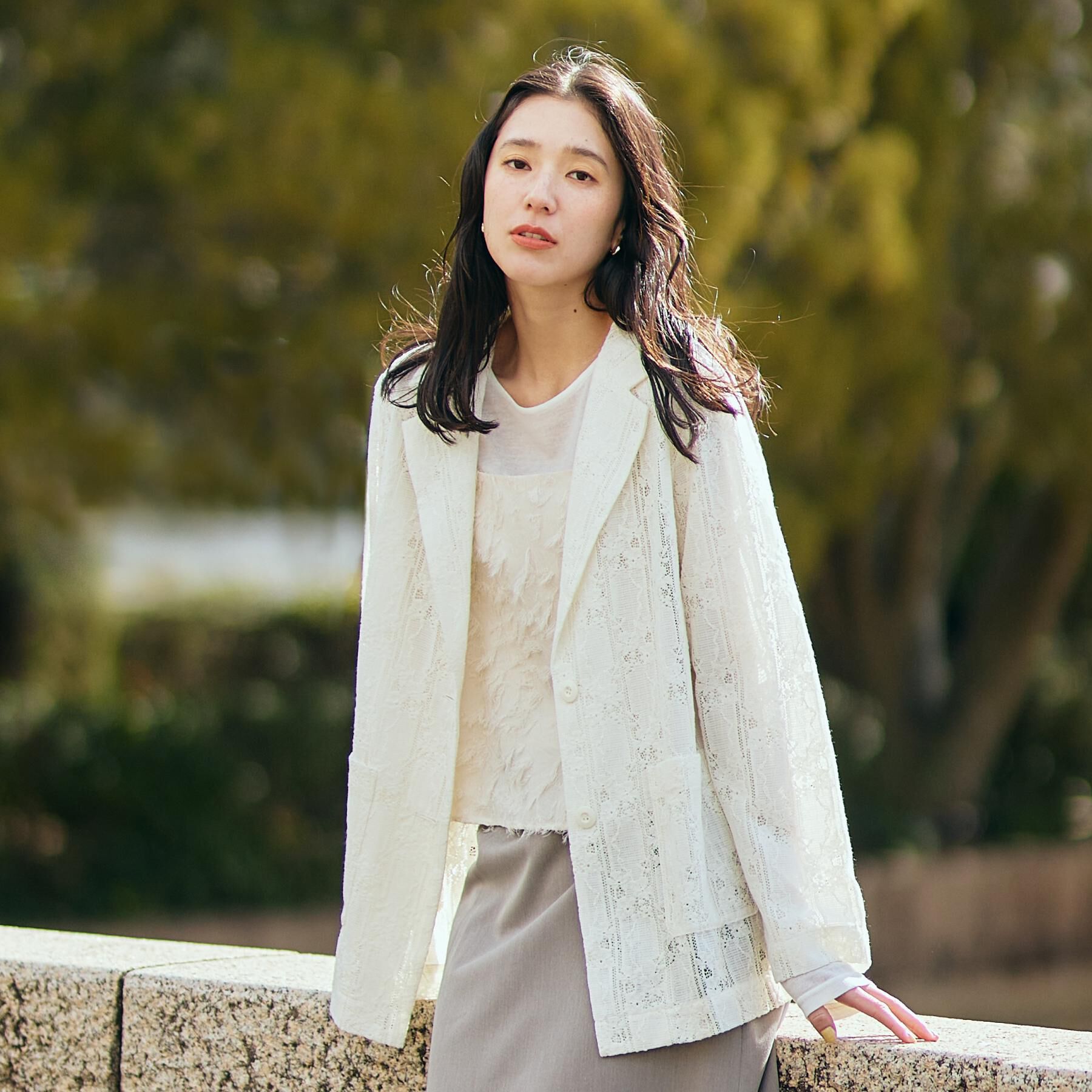 THE SHOP TK「レーステーラードジャケット」|テーラードジャケット|