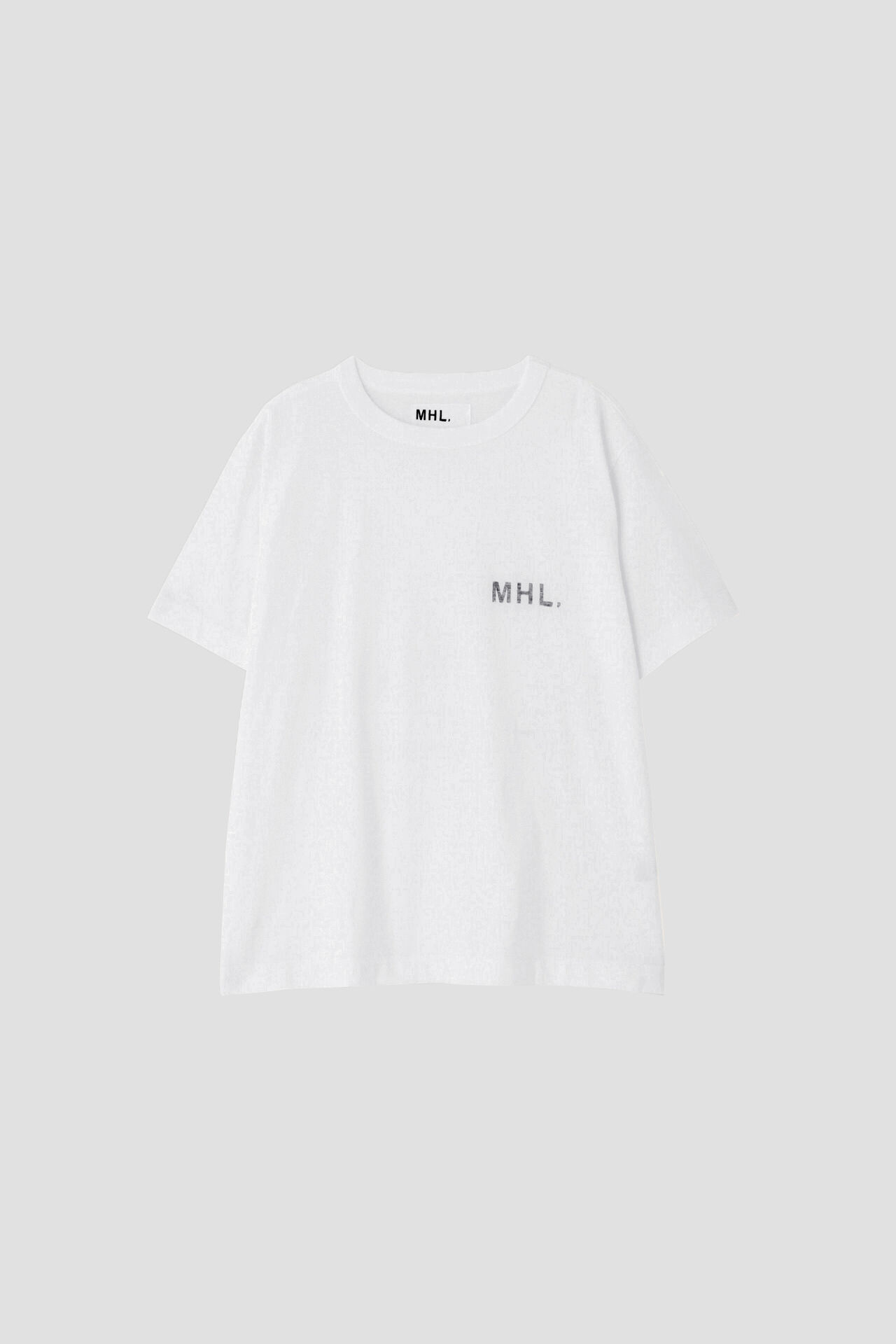MHL.「FADED PRINTED COTTON JERSEY」|Tシャツ・カットソー|