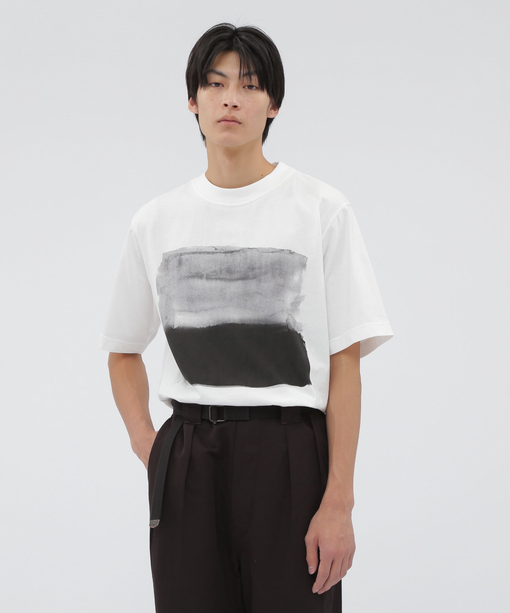 MHL.「LIGHT COTTON JERSEY TOP」|Tシャツ・カットソー|WHITE