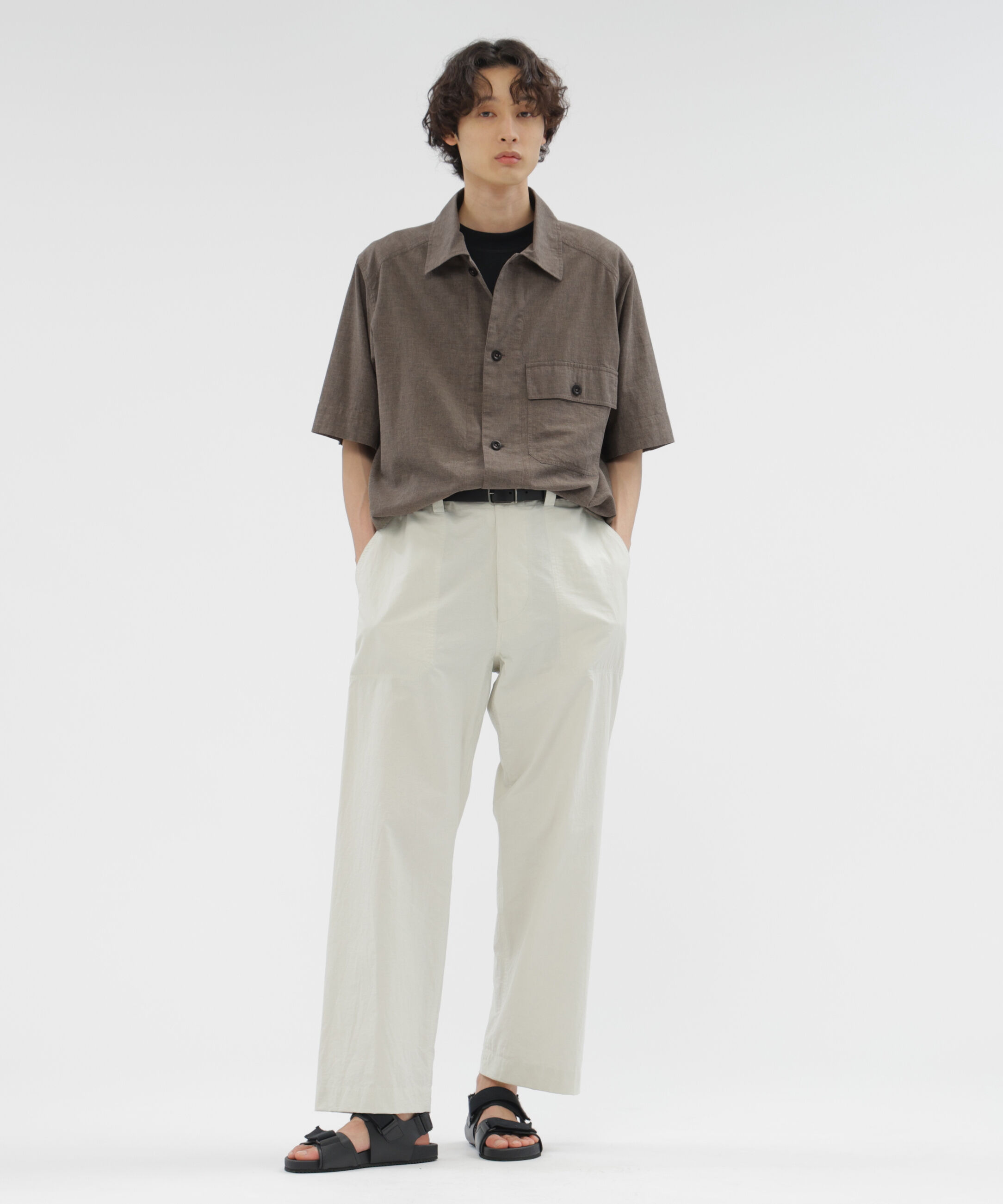 MHL.「TOP DYED COTTON POPLIN SHIRT」|シャツ・ブラウス|