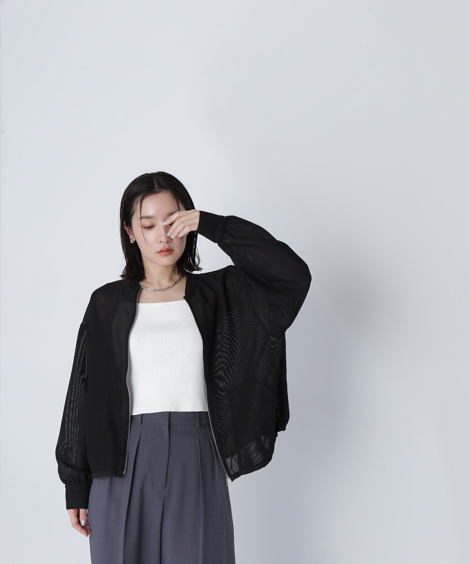  「メッシュブルゾン」|ブルゾン・スタジャン|