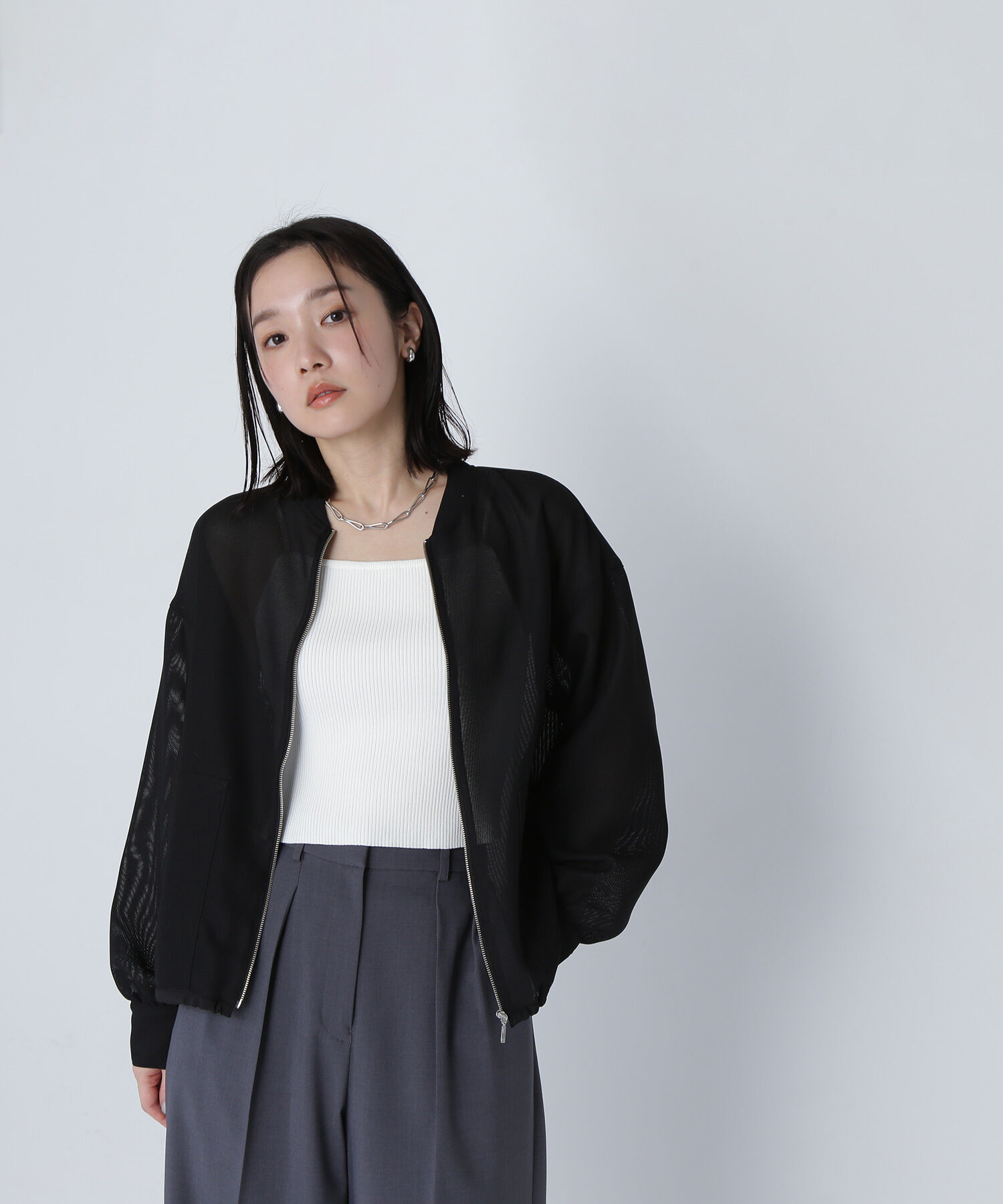  「メッシュブルゾン」|ブルゾン・スタジャン|