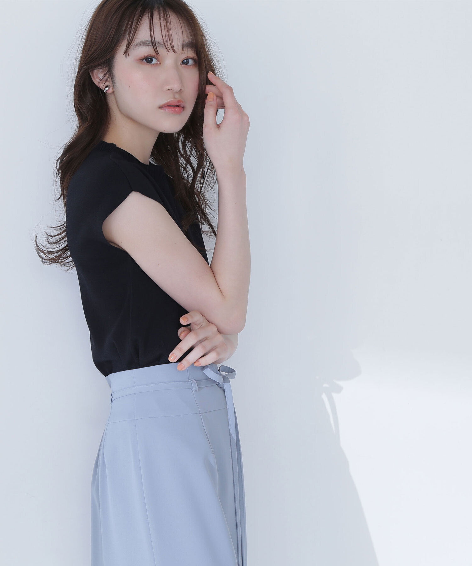  「総針ベーシックシリーズ モックネックニット」|ニット・セーター|