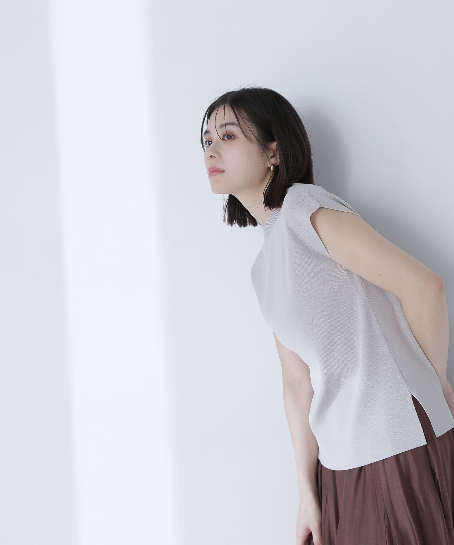  「総針ベーシックシリーズ モックネックニット」|ニット・セーター|