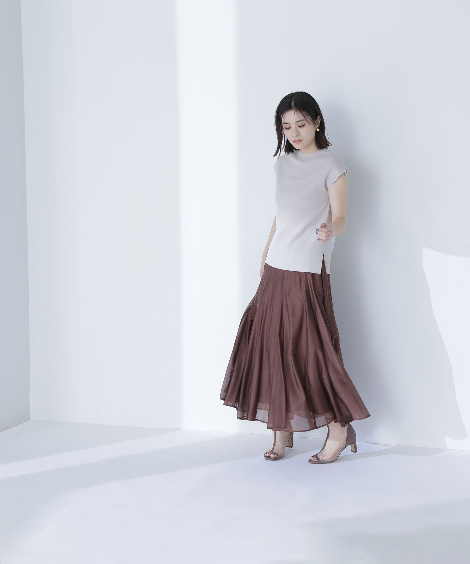  「総針ベーシックシリーズ モックネックニット」|ニット・セーター|