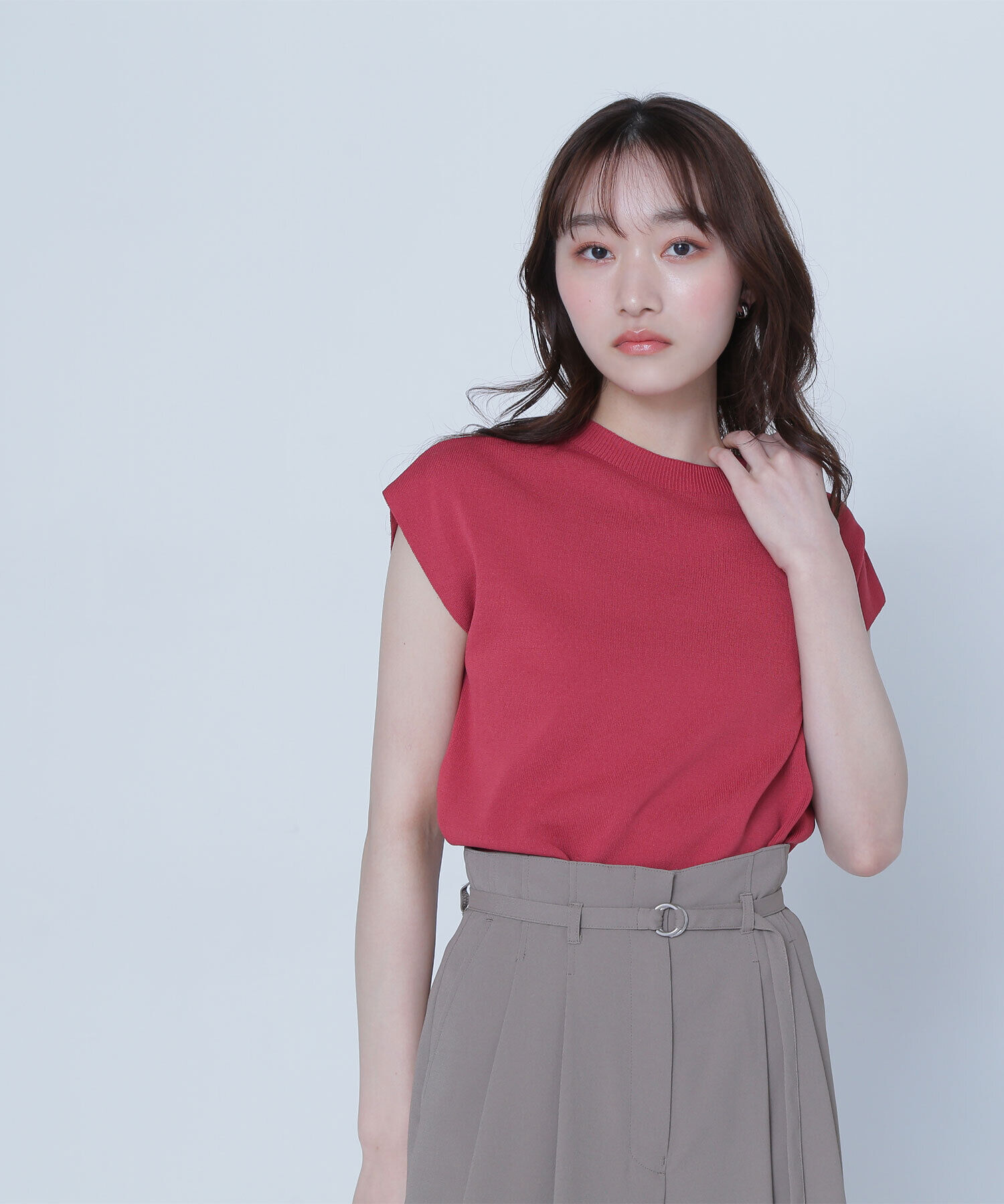  「総針ベーシックシリーズ モックネックニット」|ニット・セーター|