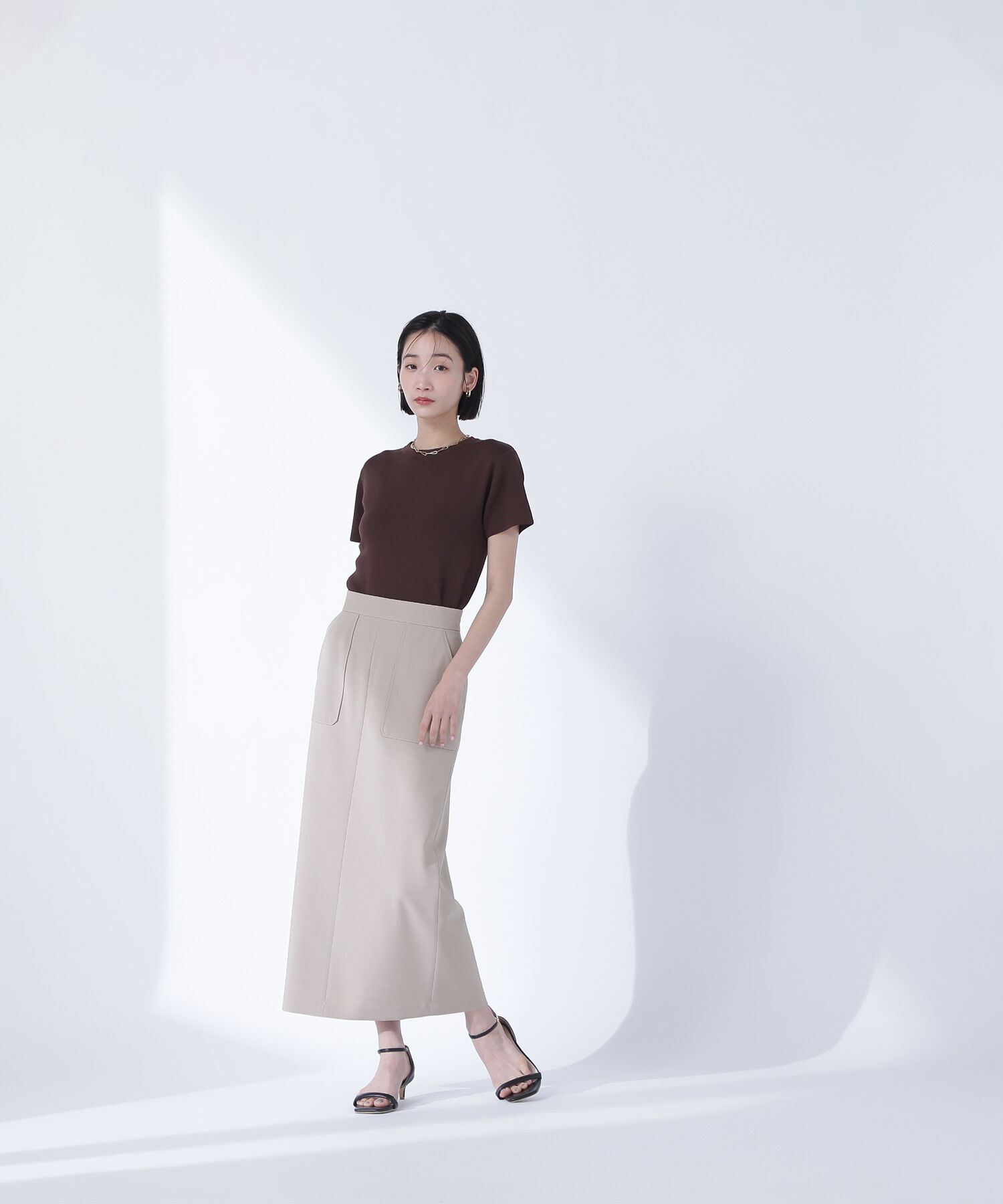  「総針ベーシックシリーズ クルーネックニット」|ニット・セーター|