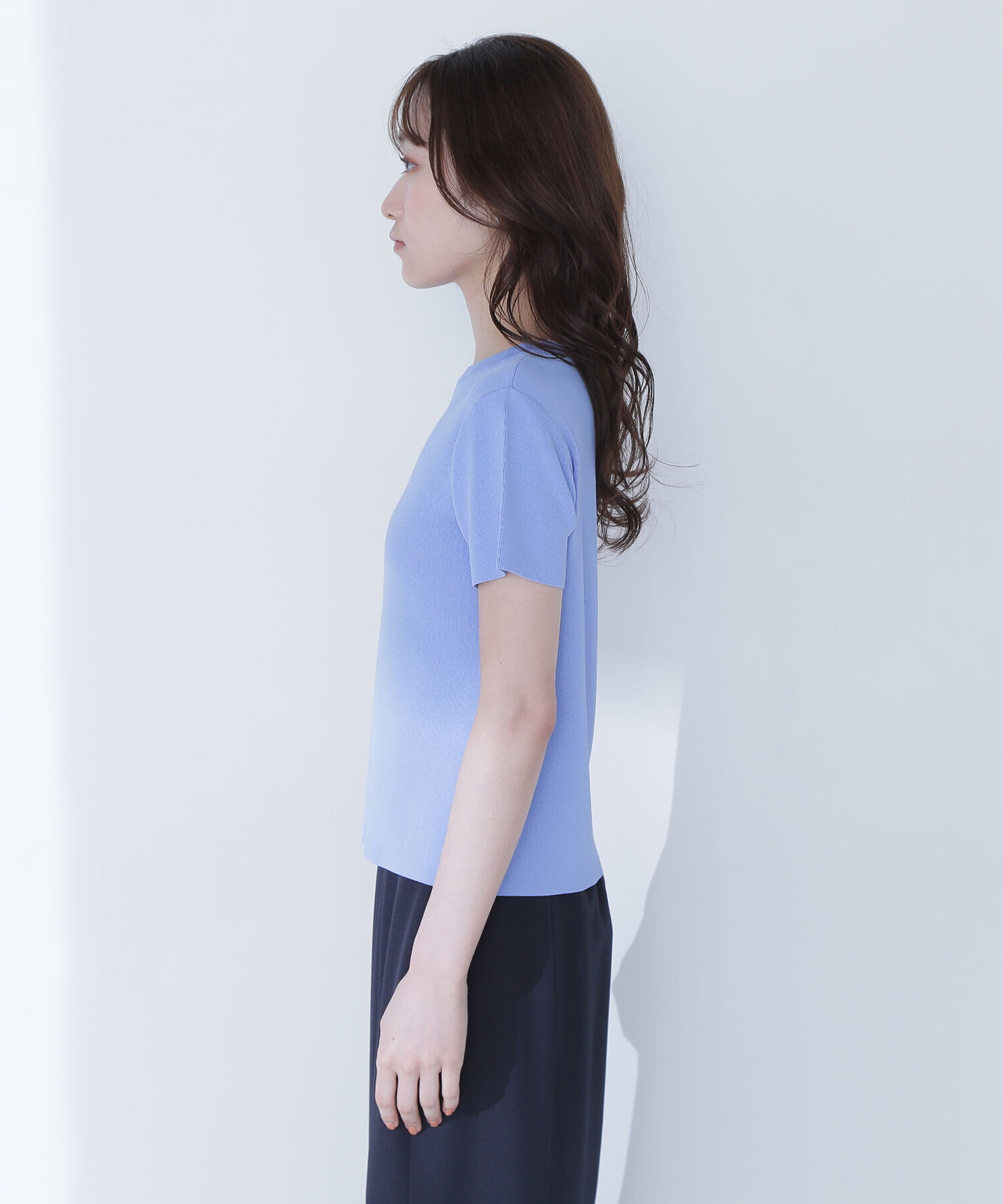  「総針ベーシックシリーズ クルーネックニット」|ニット・セーター|