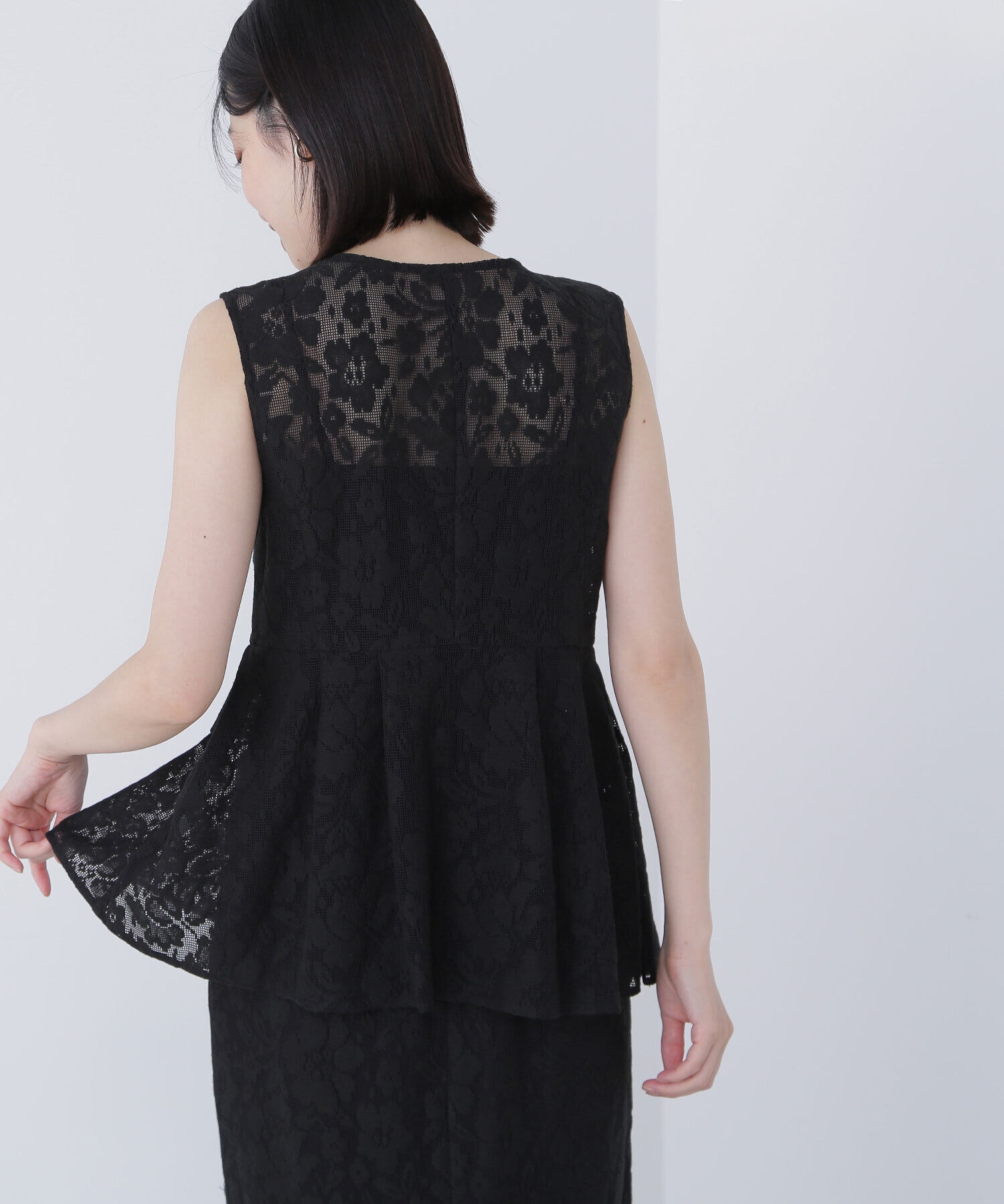  「メッシュレース SETUP ジレ」|ブルゾン・スタジャン|