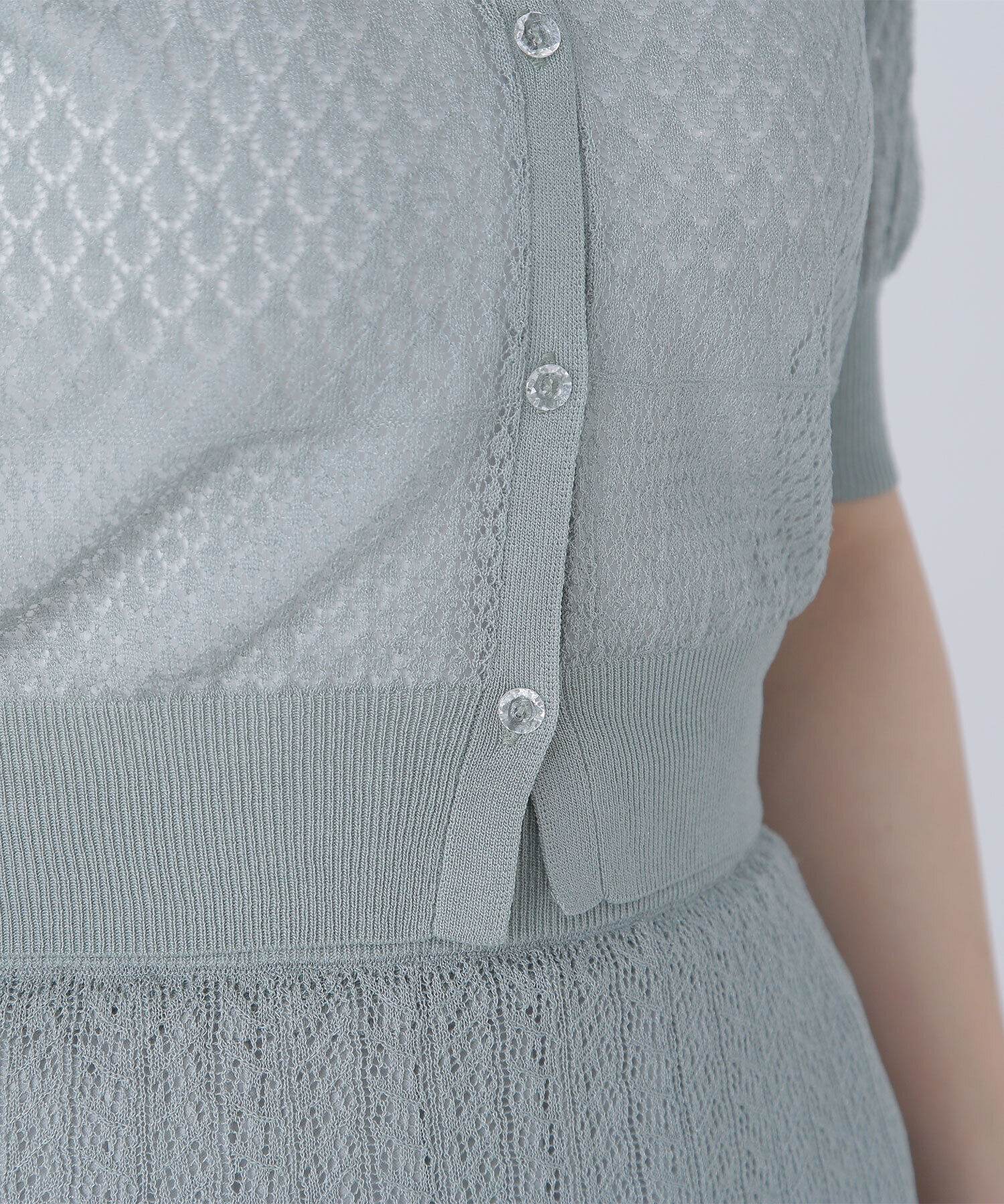  「レースニットカーディガン」|ニット・セーター|