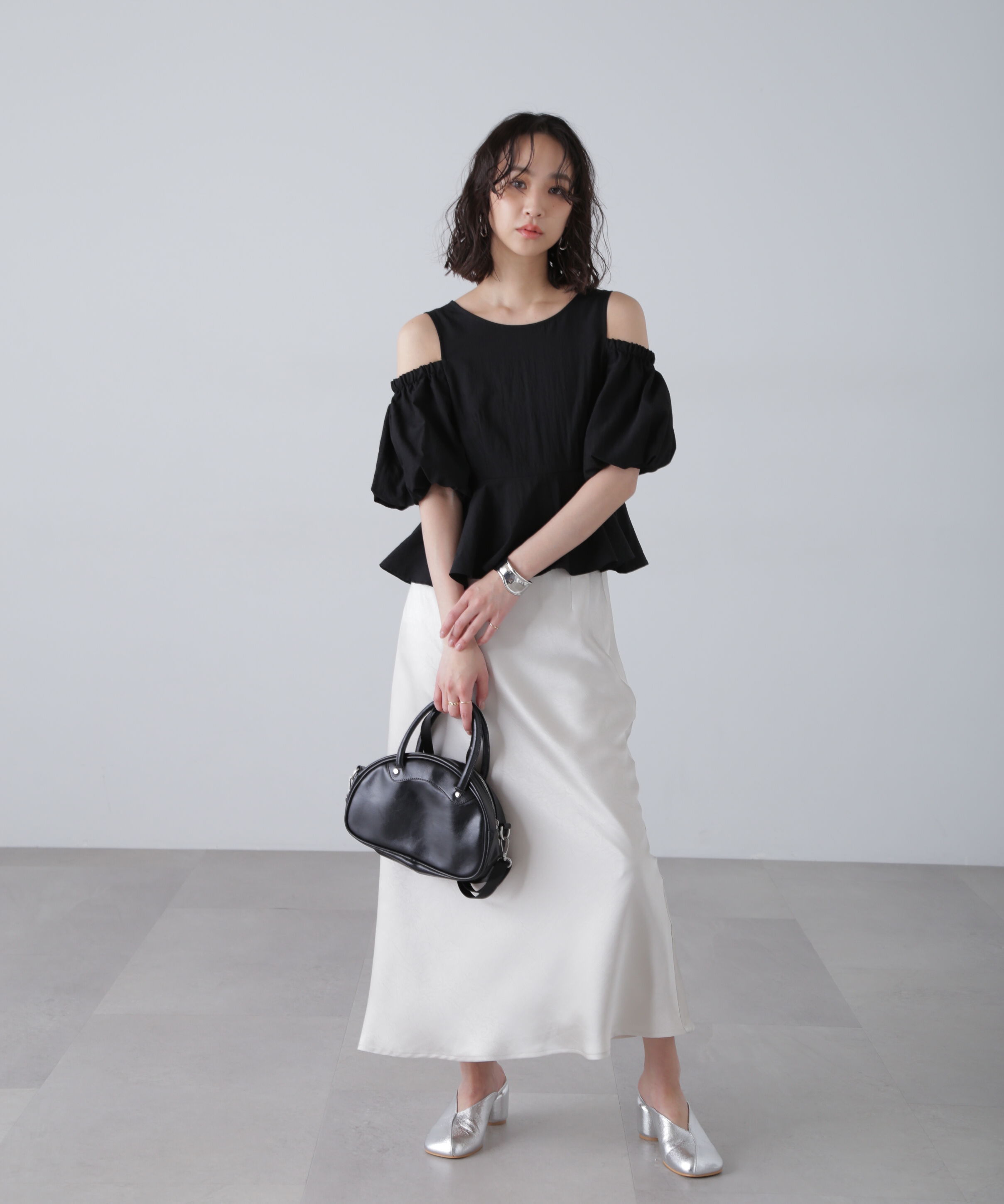  「オフショルペプラムブラウス」|シャツ・ブラウス|