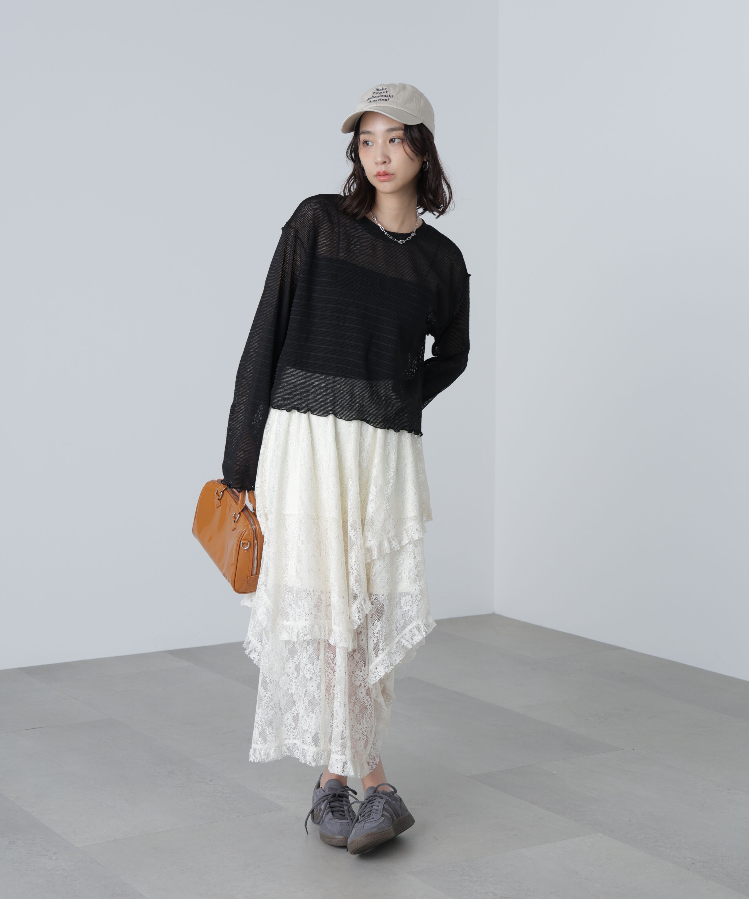  「前後２ＷＡＹシアーカットソーカーディガン」|Tシャツ・カットソー|