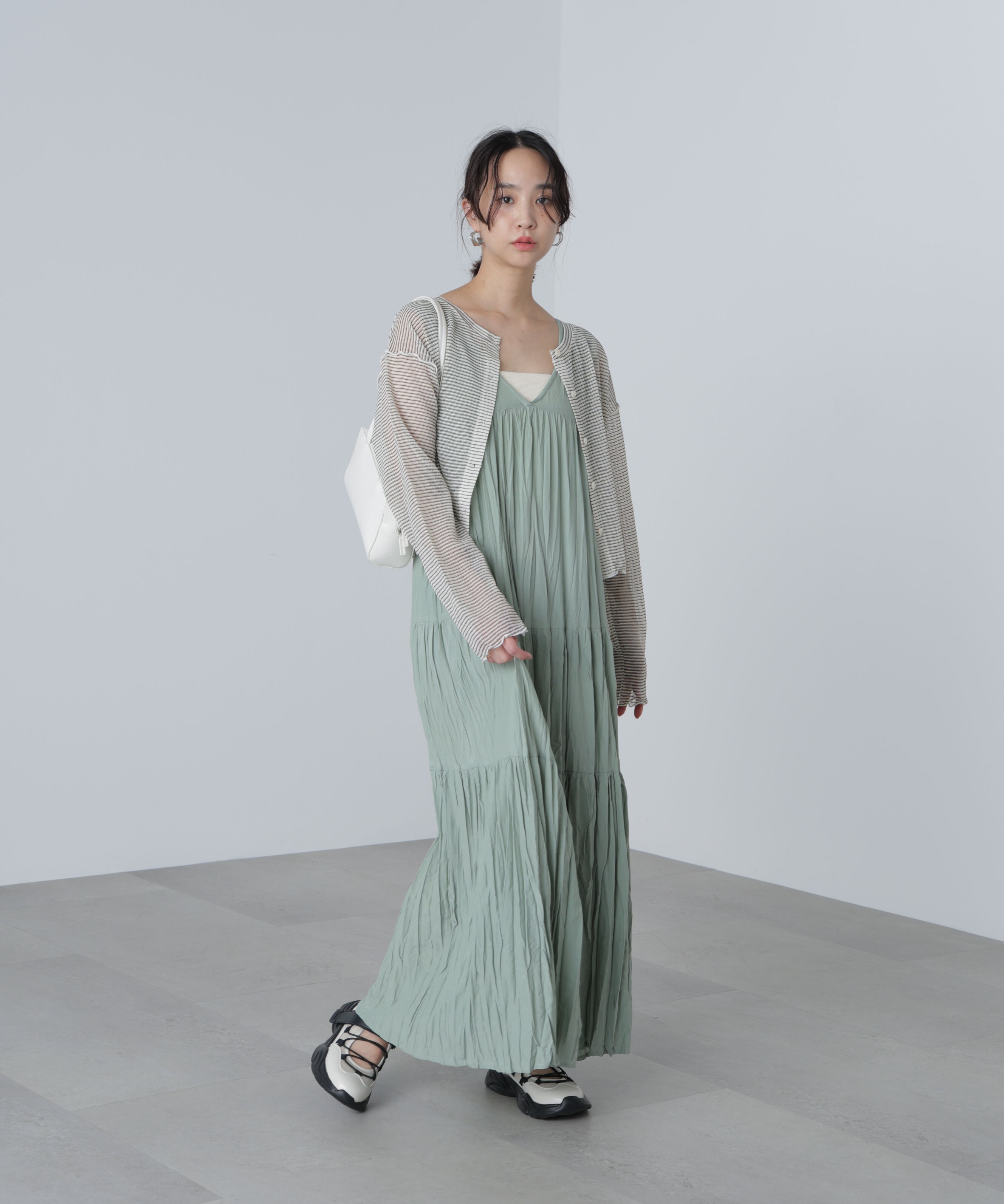  「前後２ＷＡＹシアーカットソーカーディガン」|Tシャツ・カットソー|