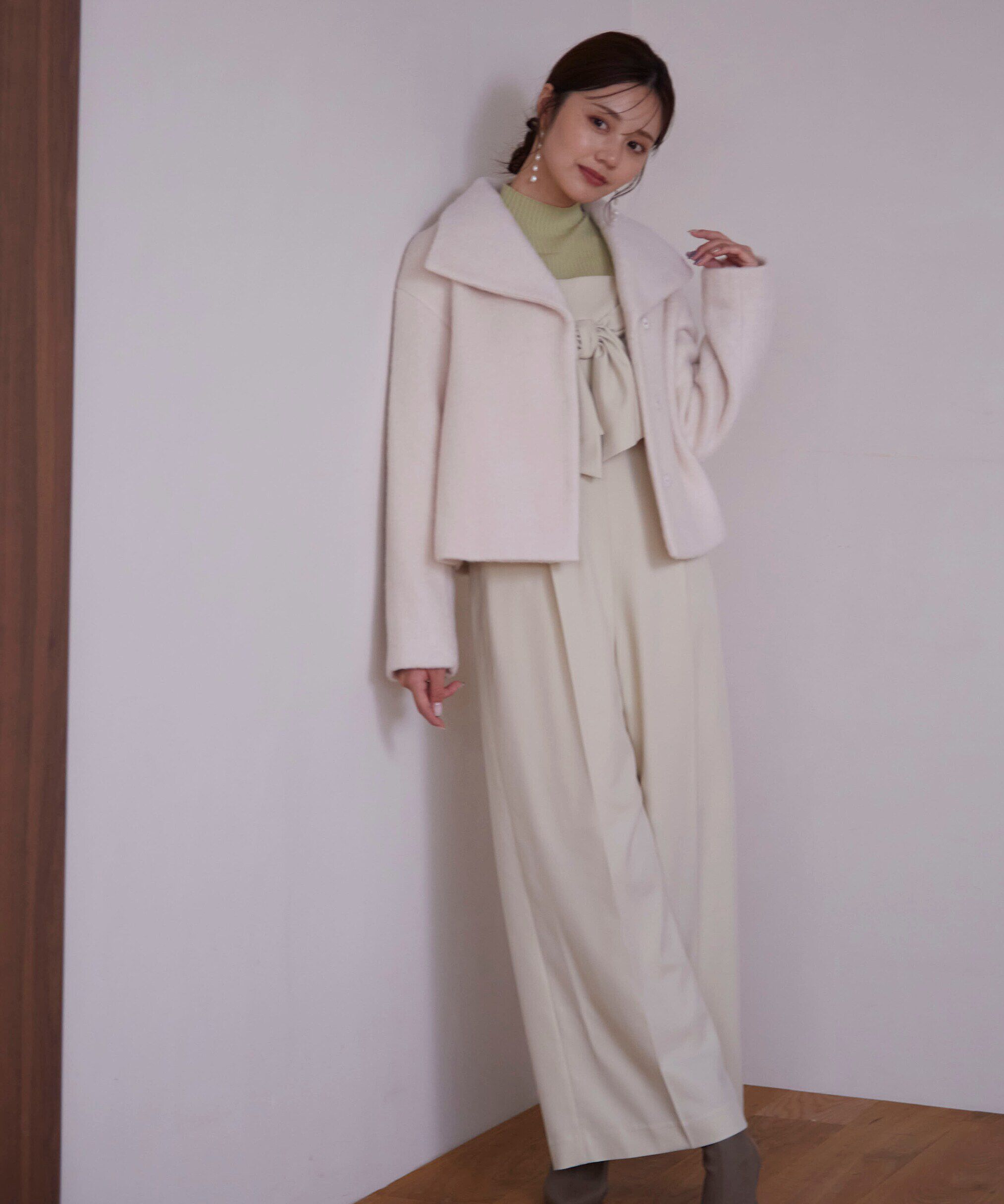 PROPORTION BODY DRESSING「ショートシャギーコート」|ブルゾン・スタジャン|