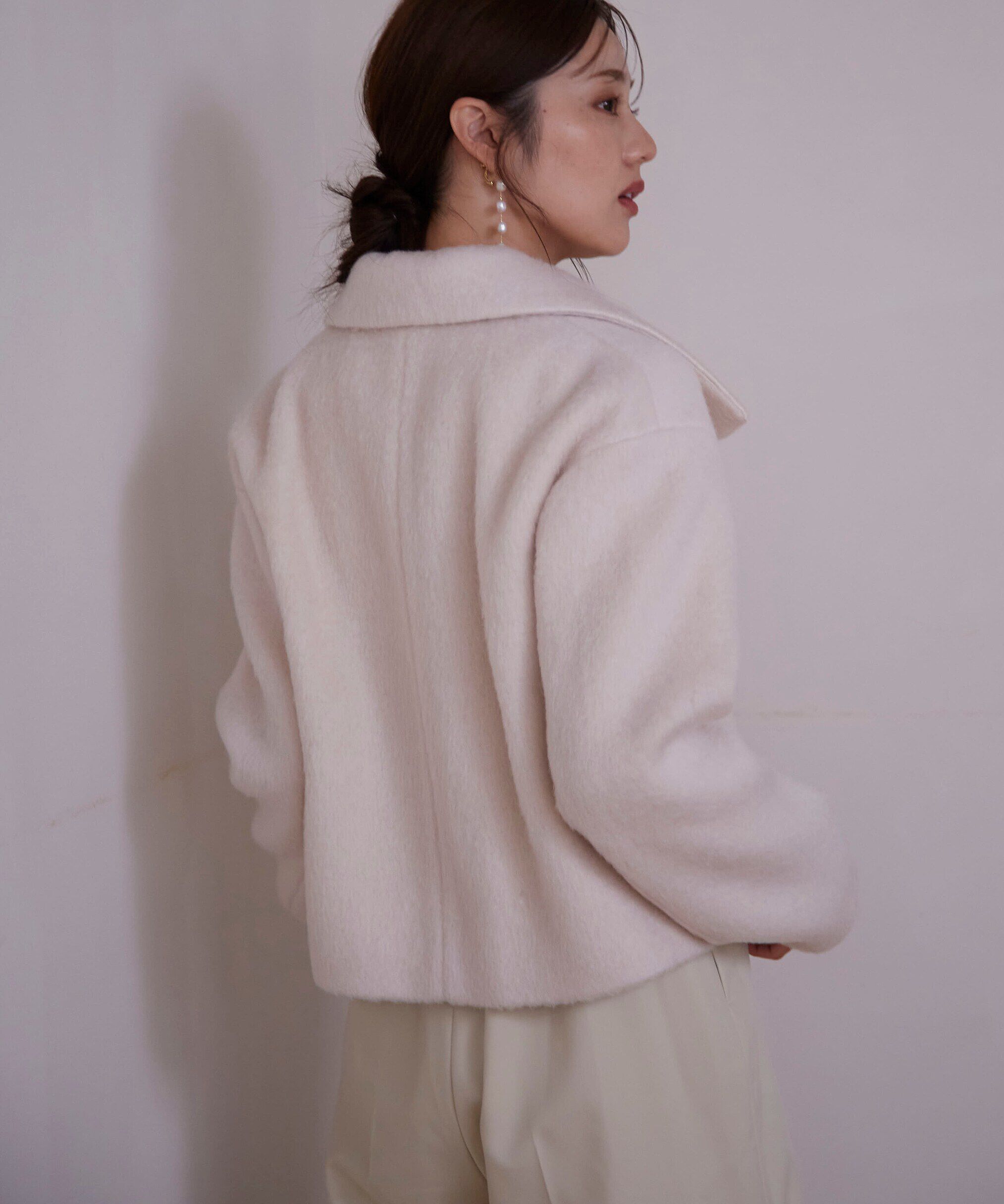 PROPORTION BODY DRESSING「ショートシャギーコート」|ブルゾン・スタジャン|