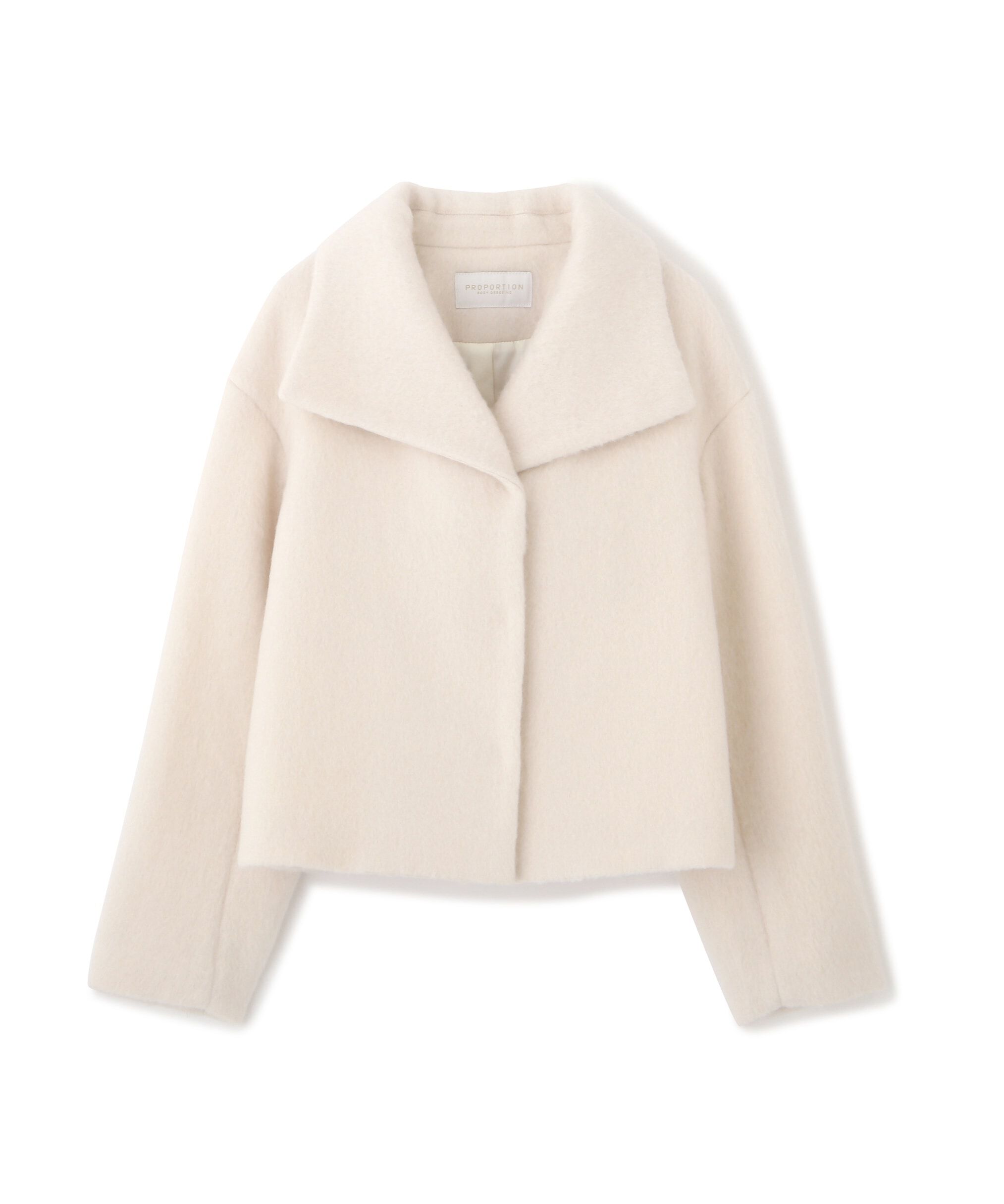 PROPORTION BODY DRESSING「ショートシャギーコート」|ブルゾン・スタジャン|