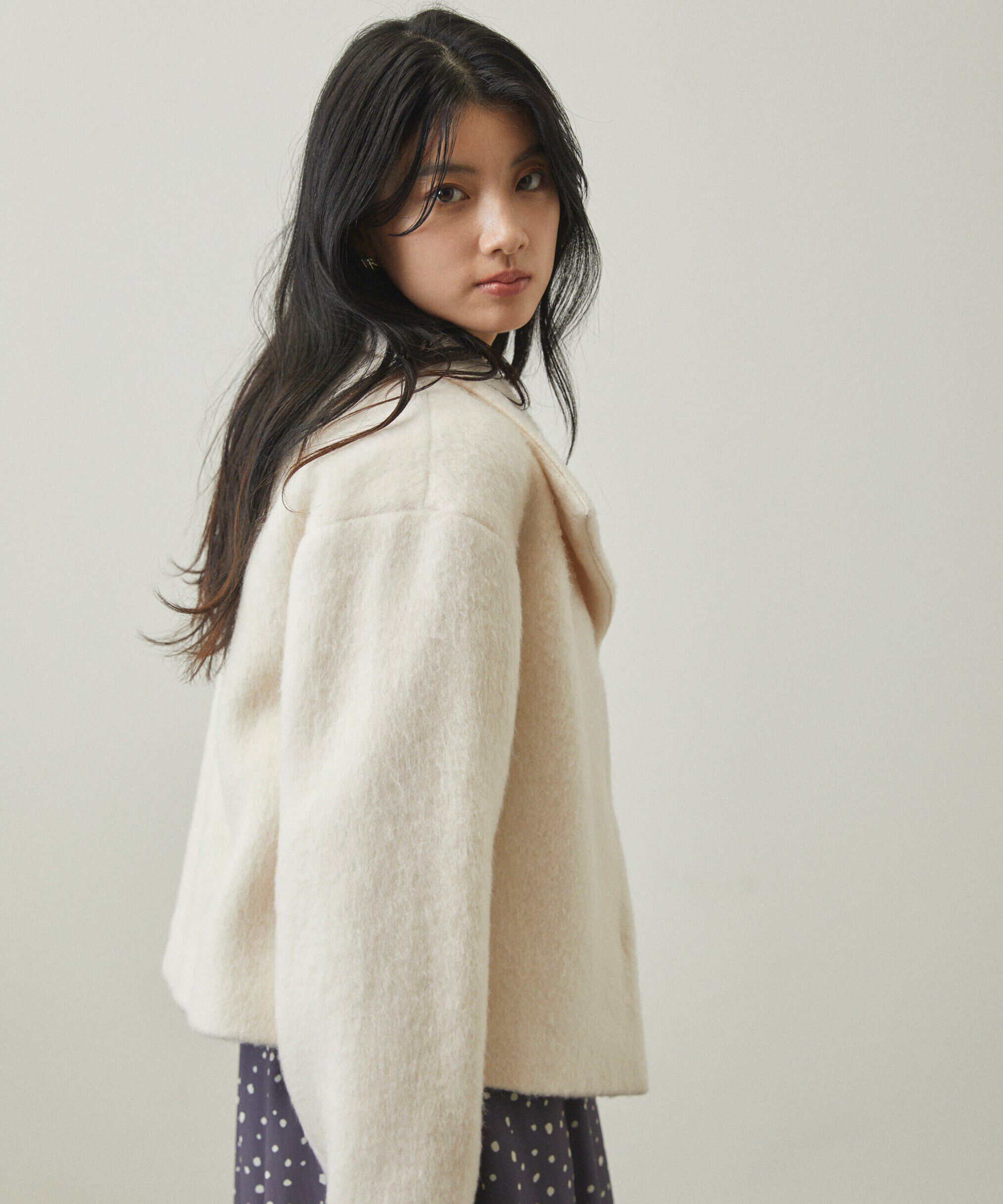 PROPORTION BODY DRESSING「ショートシャギーコート」|ブルゾン・スタジャン|