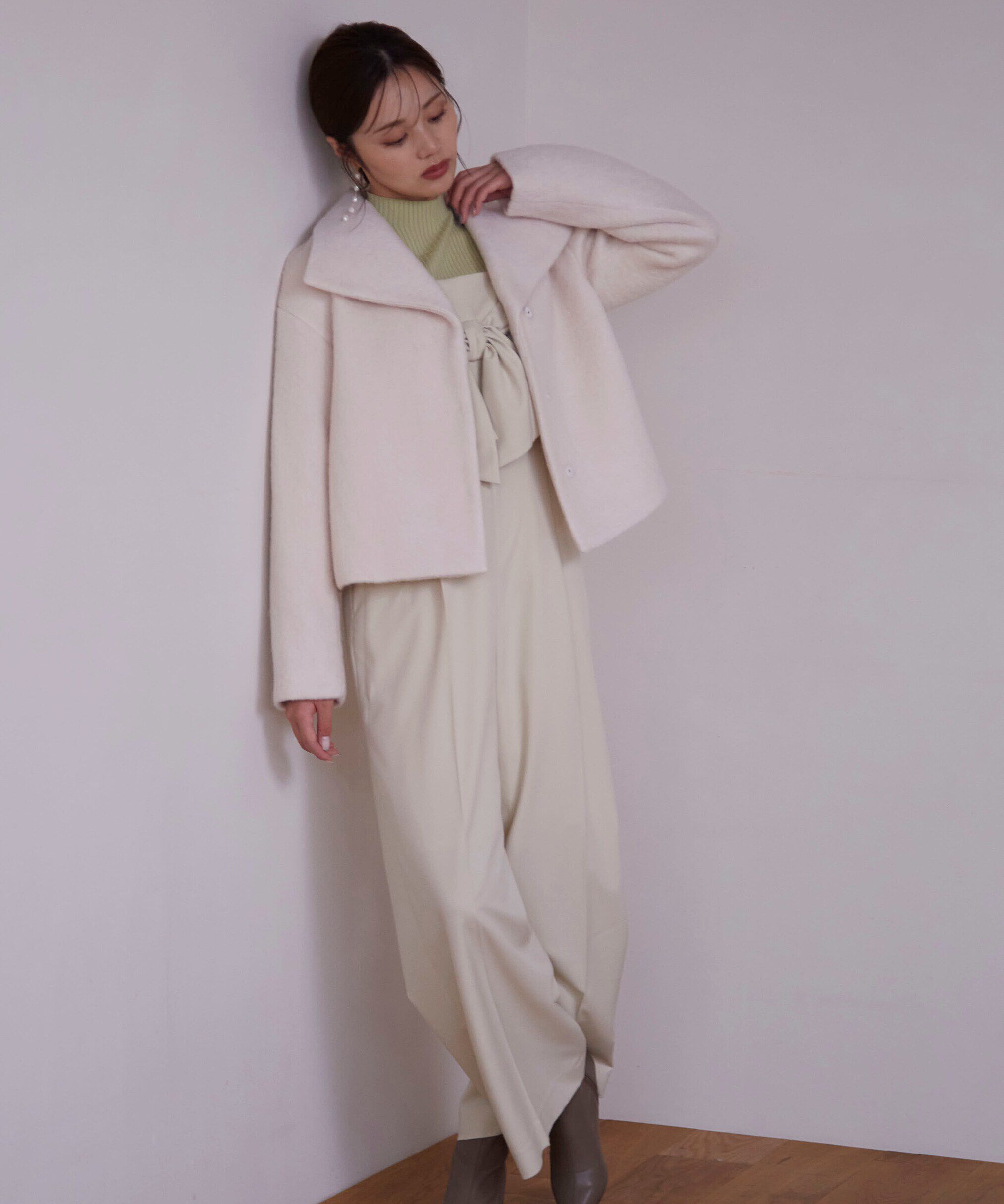 PROPORTION BODY DRESSING「ショートシャギーコート」|ブルゾン・スタジャン|