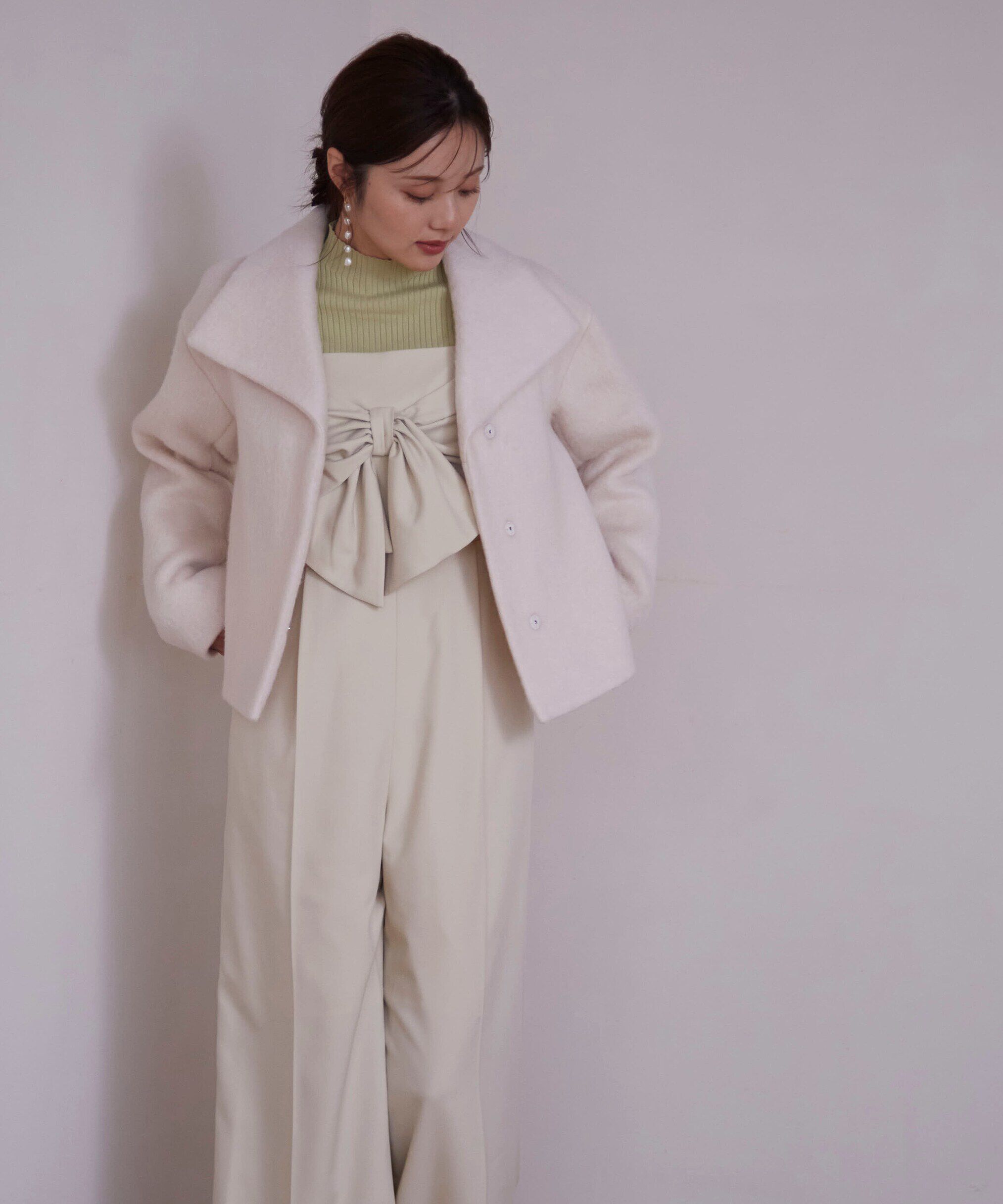 PROPORTION BODY DRESSING「ショートシャギーコート」|ブルゾン・スタジャン|