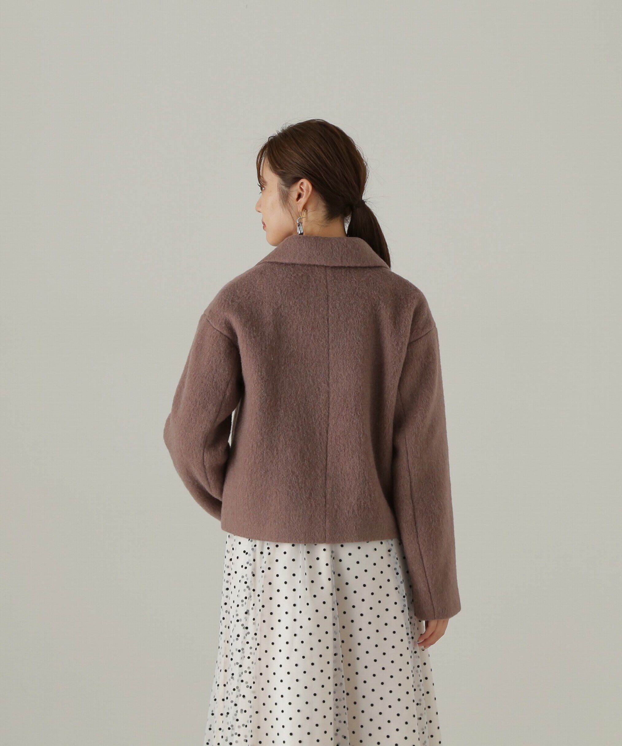 PROPORTION BODY DRESSING「ショートシャギーコート」|ブルゾン・スタジャン|