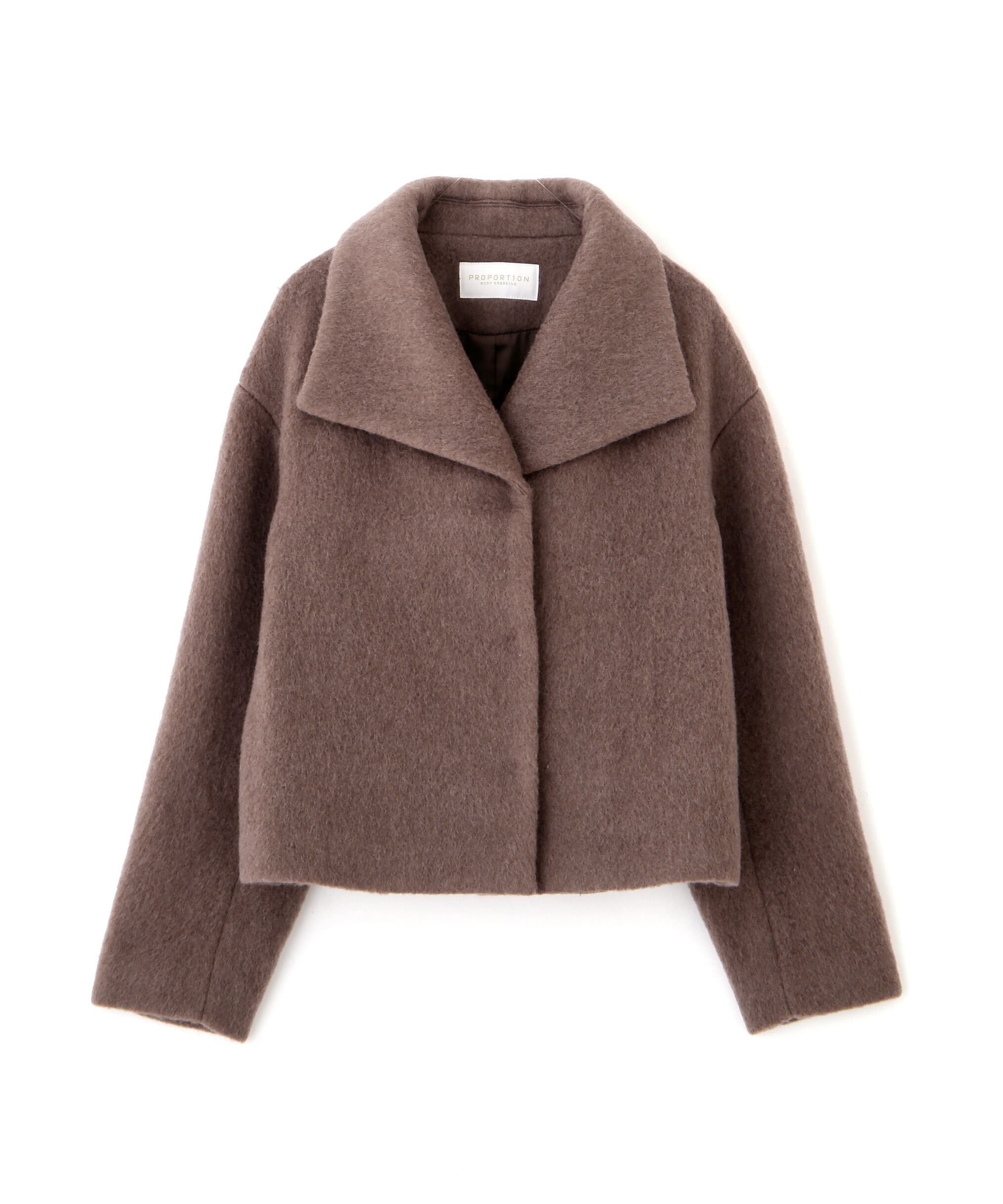 PROPORTION BODY DRESSING「ショートシャギーコート」|ブルゾン・スタジャン|